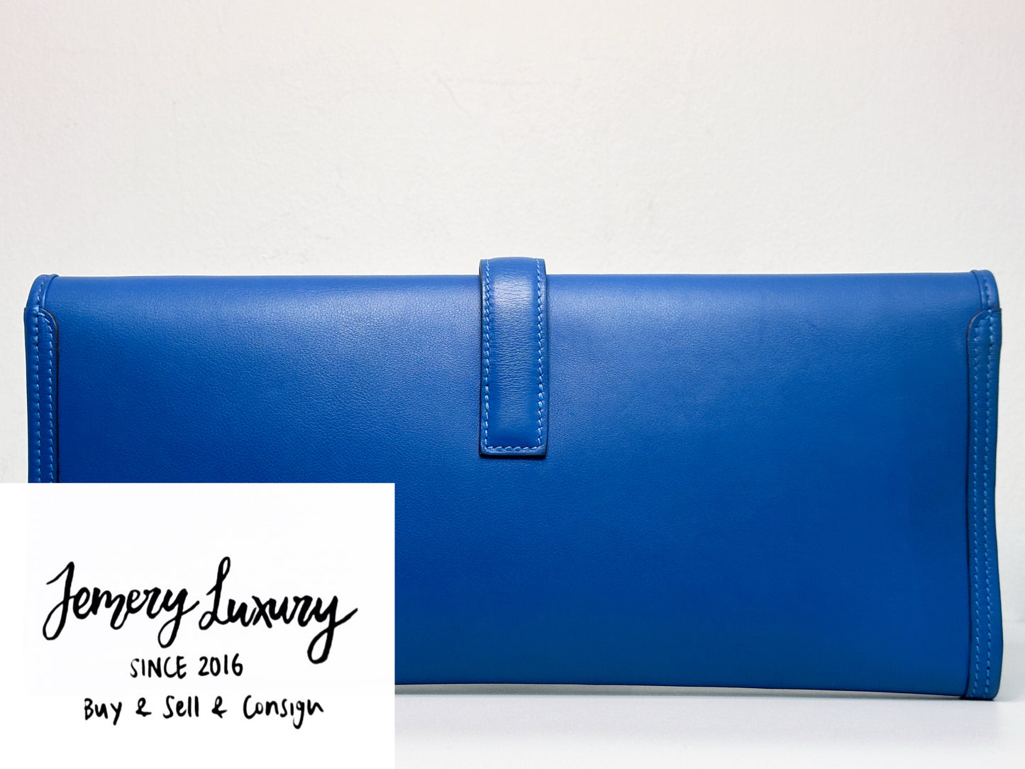 HERMES JIGE 35 BLEU ELECTRIQUE EPSOM