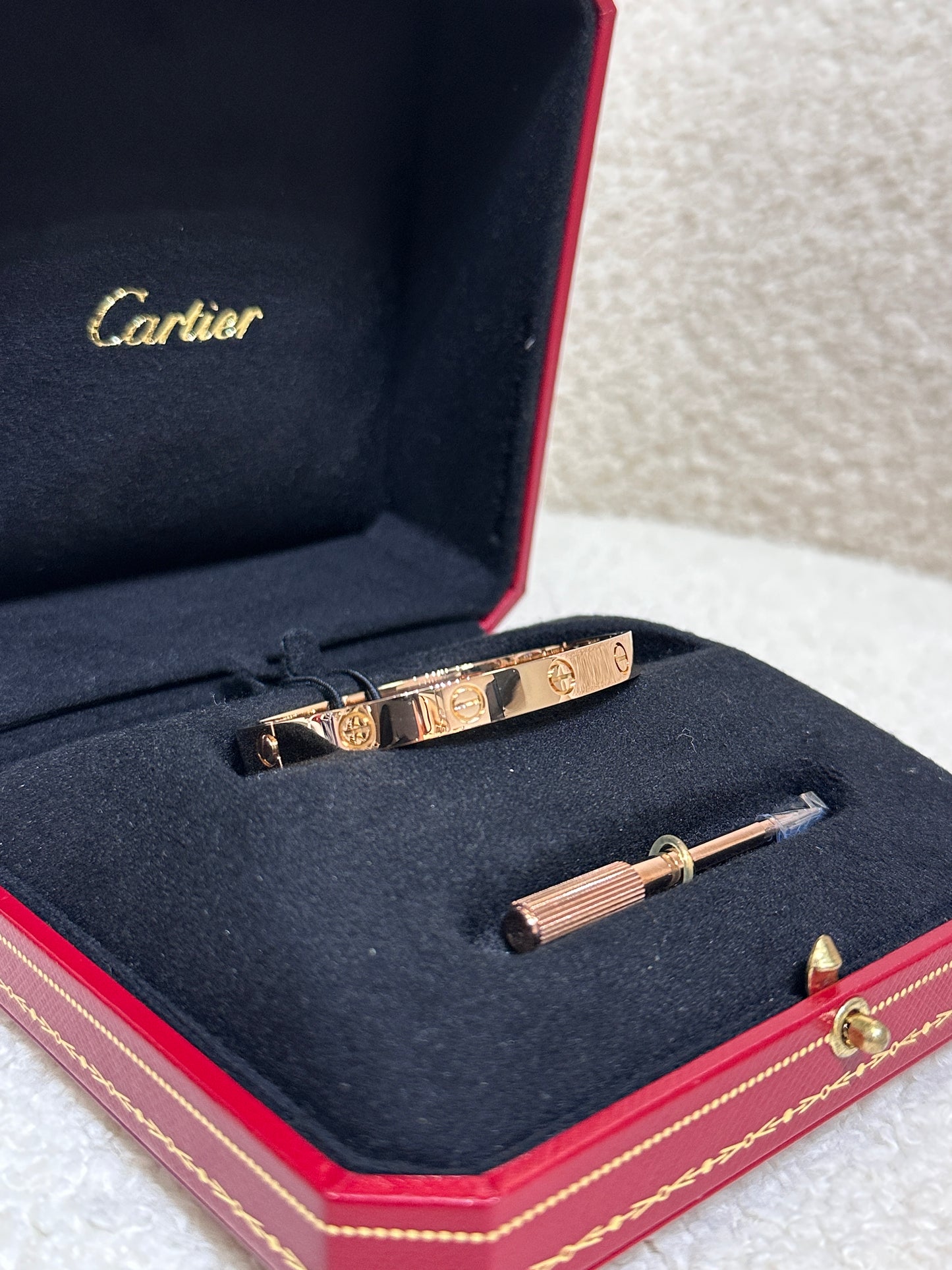 Cartier Love Bracelet Classic Model 18K Yellow Gold CFY XXX