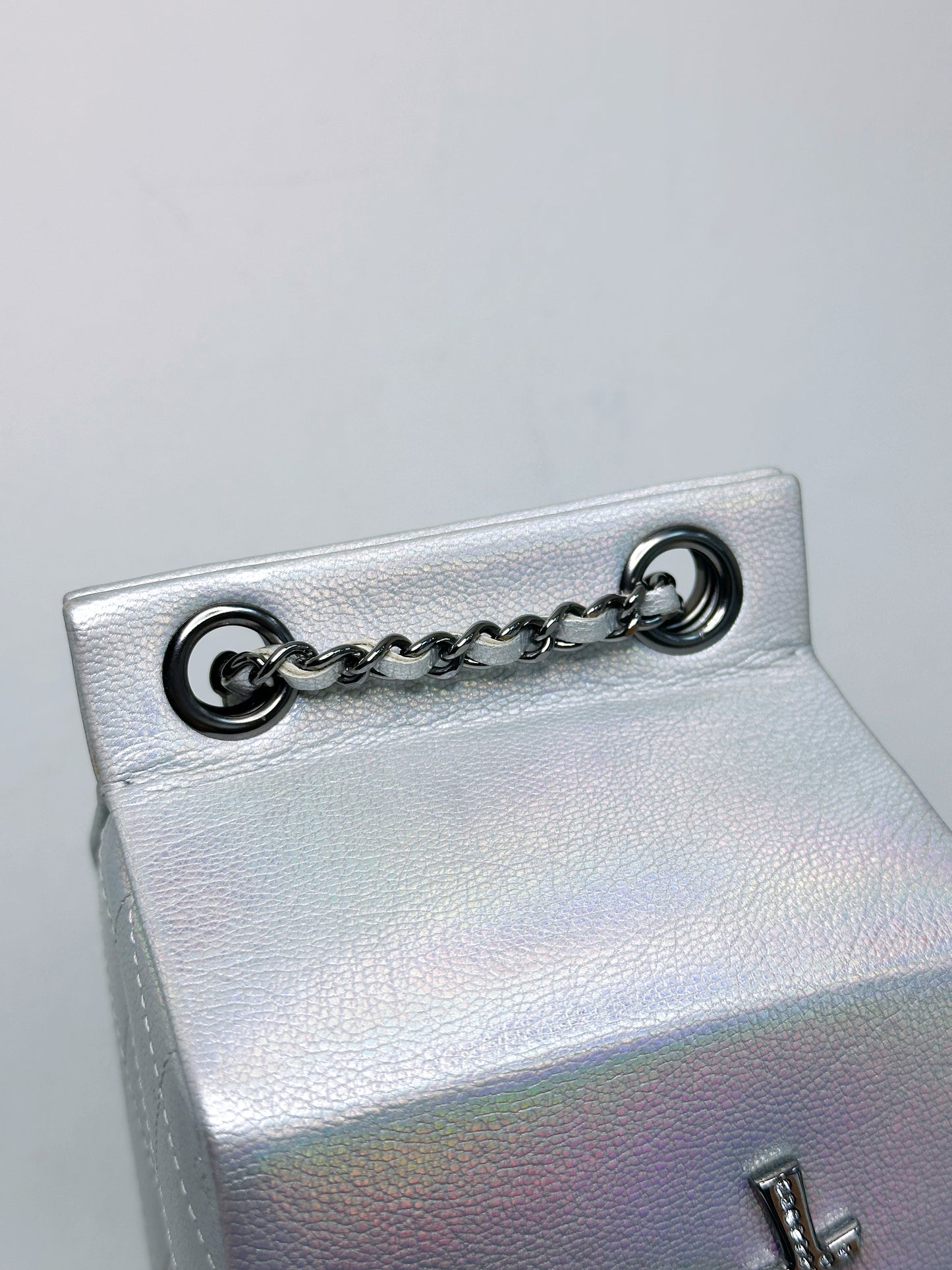 CHANEL RARE LIMITED EDITION LAIT DE COCO MILK CARTON BAG 2009 holo