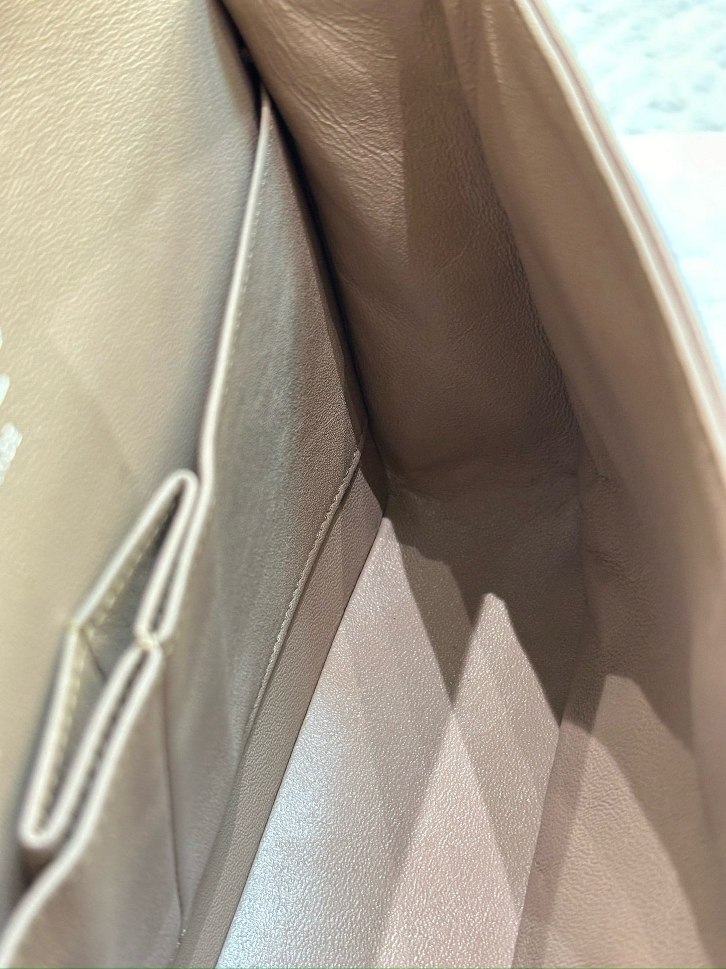 Chanel Medium Classic Caviar Double Flap Taupe SHW