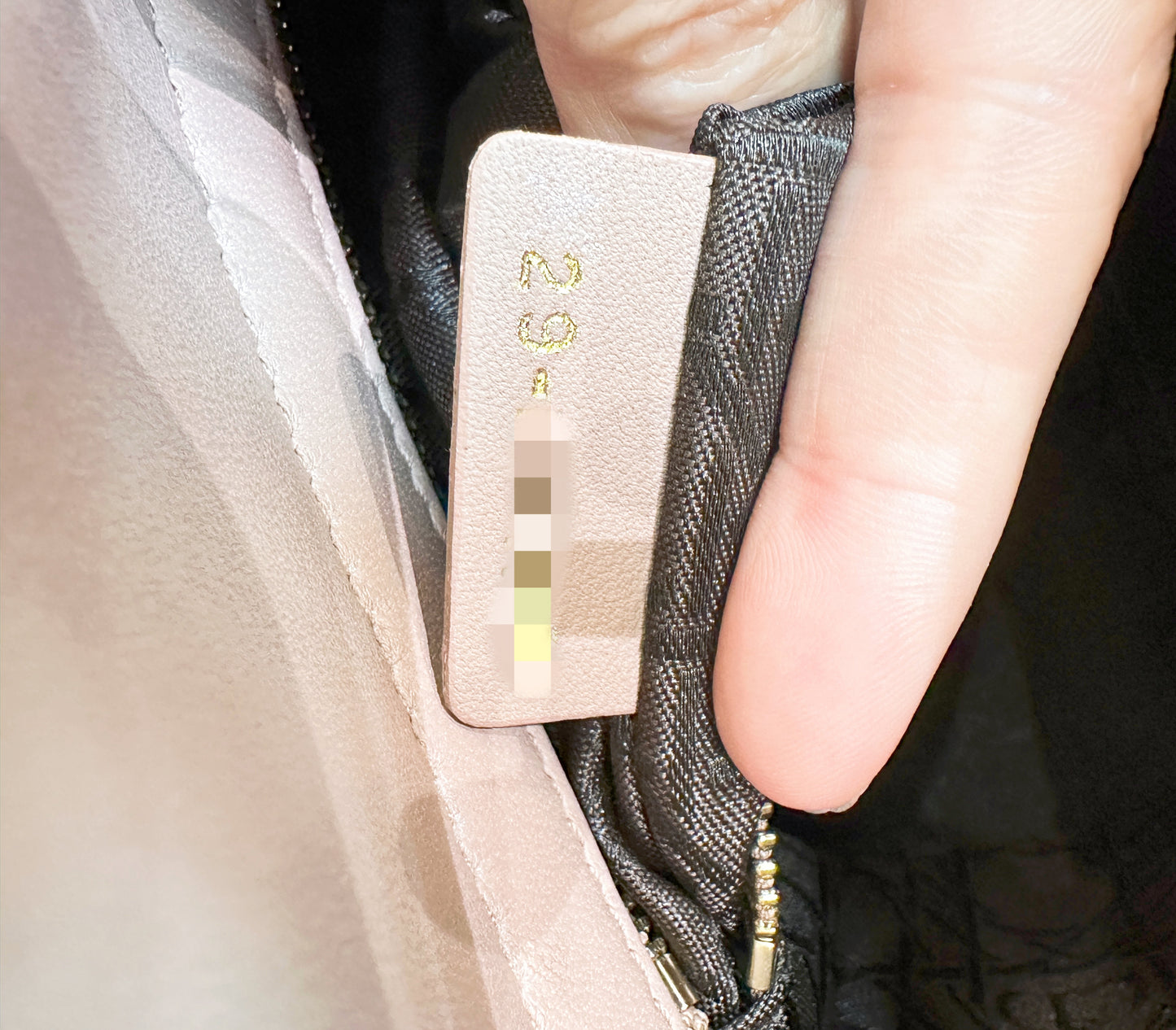 CHRISTIAN DIOR Lambskin Cannage Small My ABC Dior Lady Dior Fard