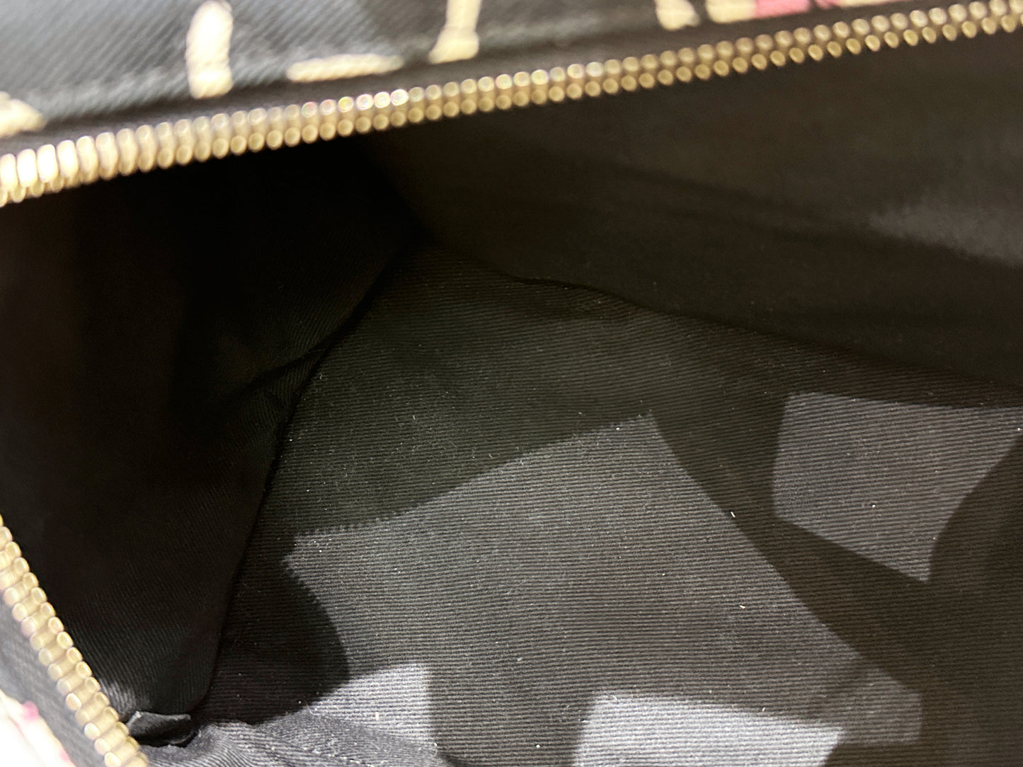 Chanel Canvas Baby Animals Diaper Bag Black 1119 holo card