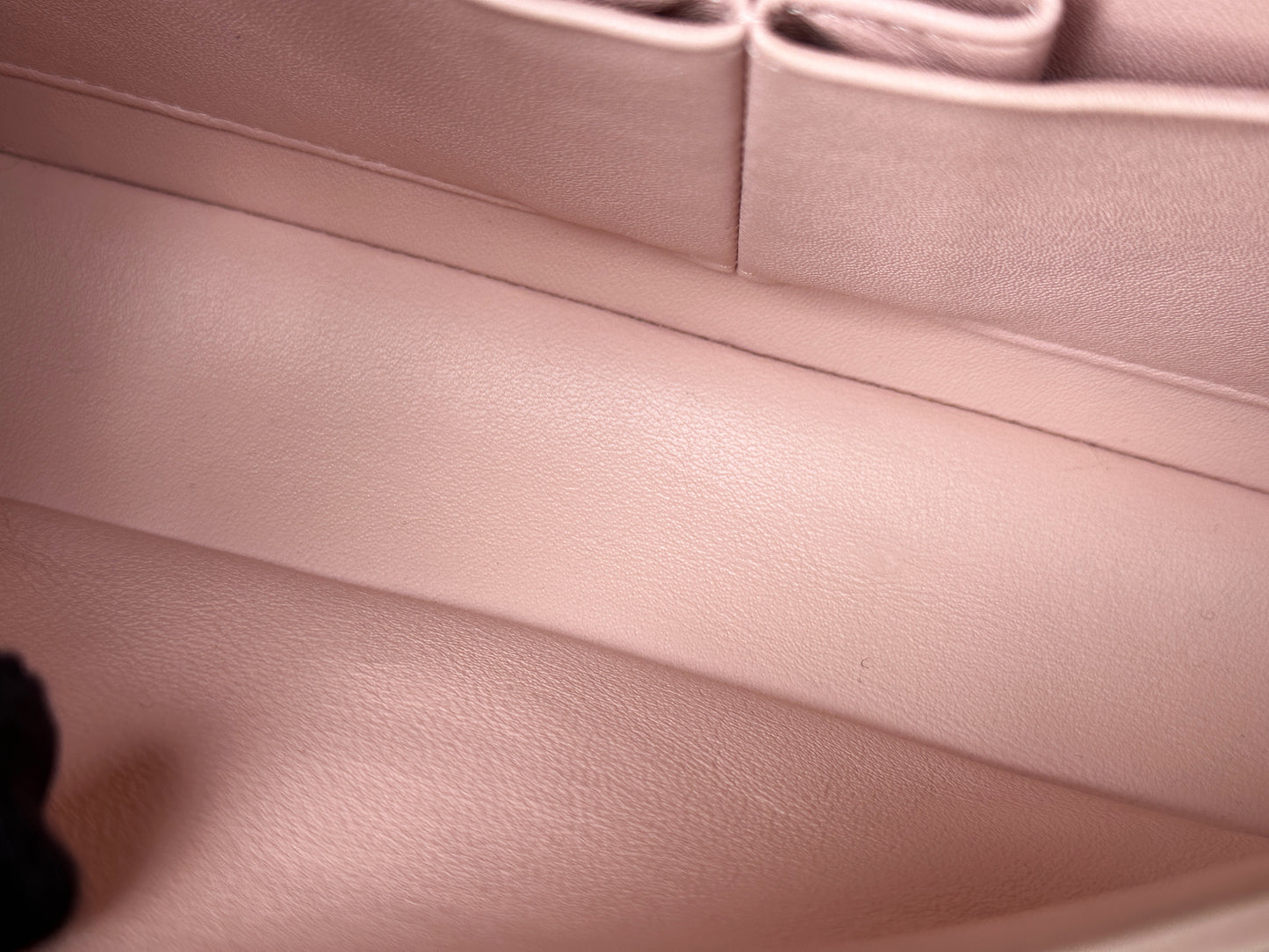 Chanel Medium Caviar Quilted Double Flap Light Pink 21COutside