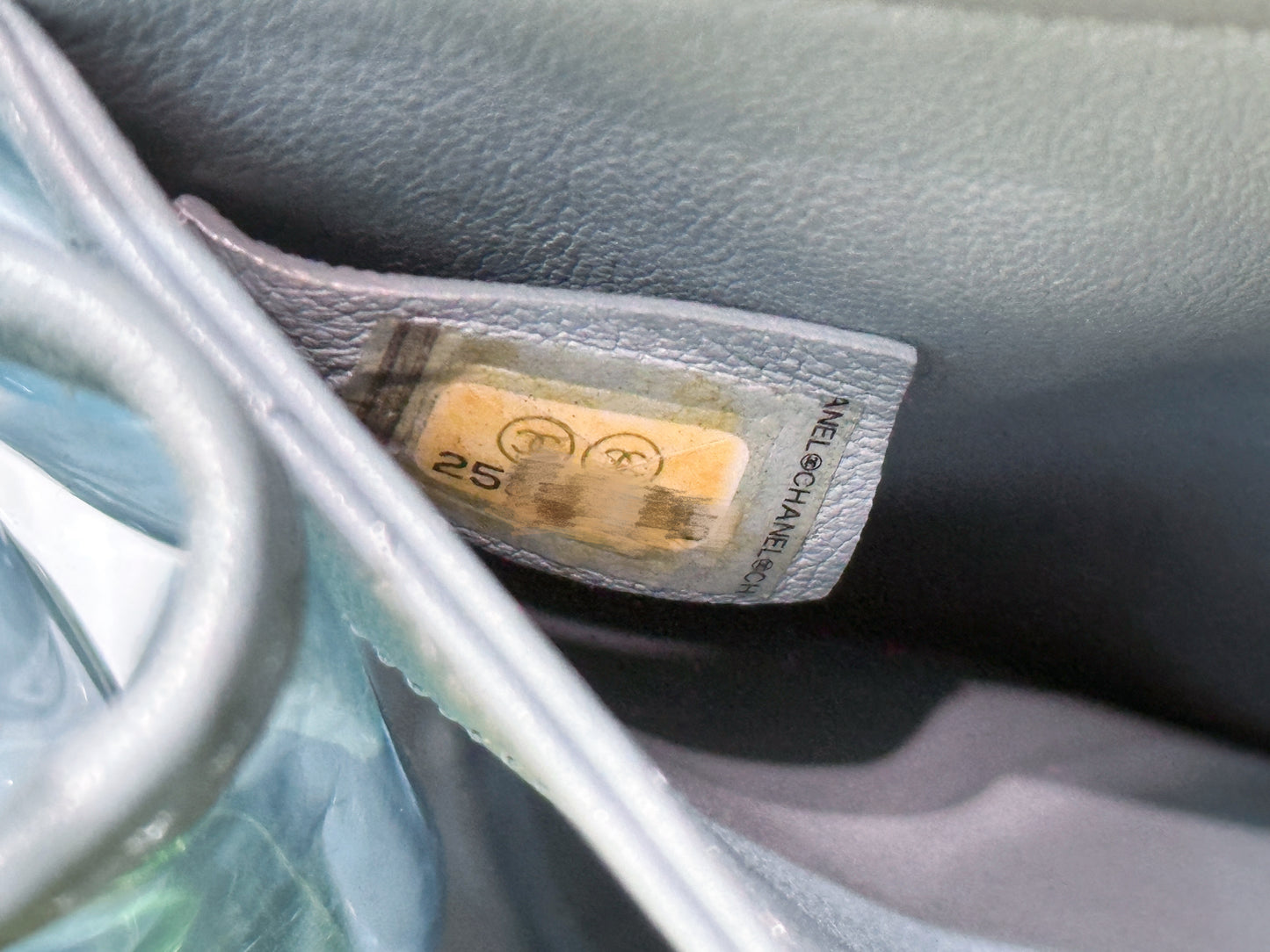 Chanel Coco Splash Bag Green/Pink/Blue 2584 holo card