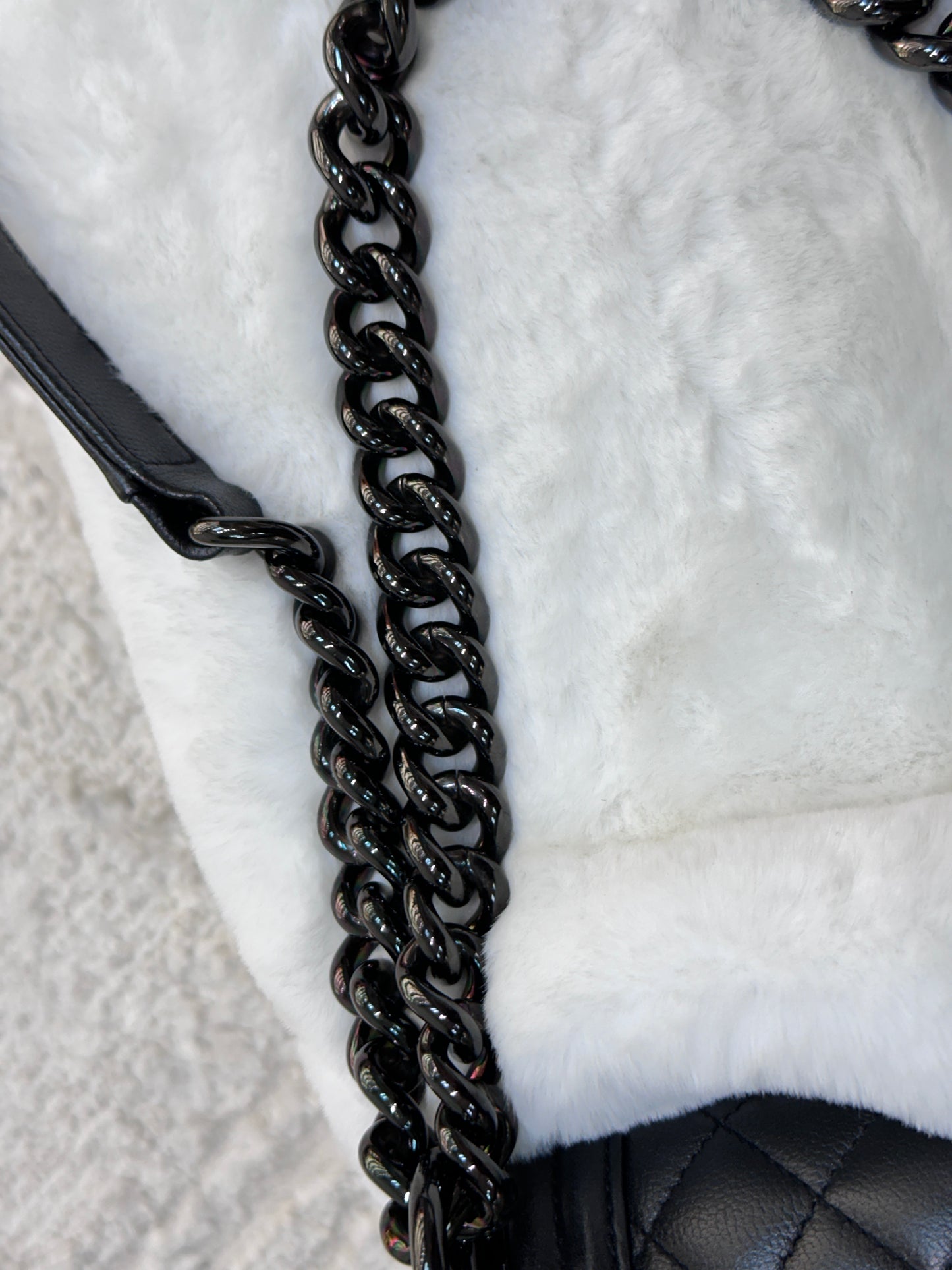 CHANEL Medium LeBoy So Black Caviar Leather Bag