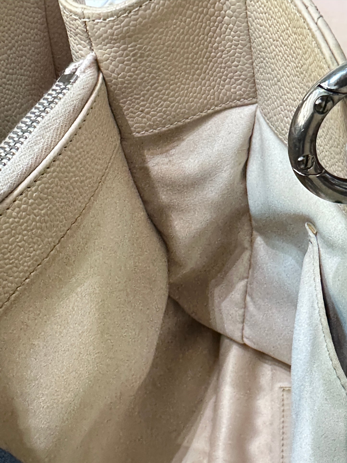 Chanel GST Beige Caviar Shw Bag
