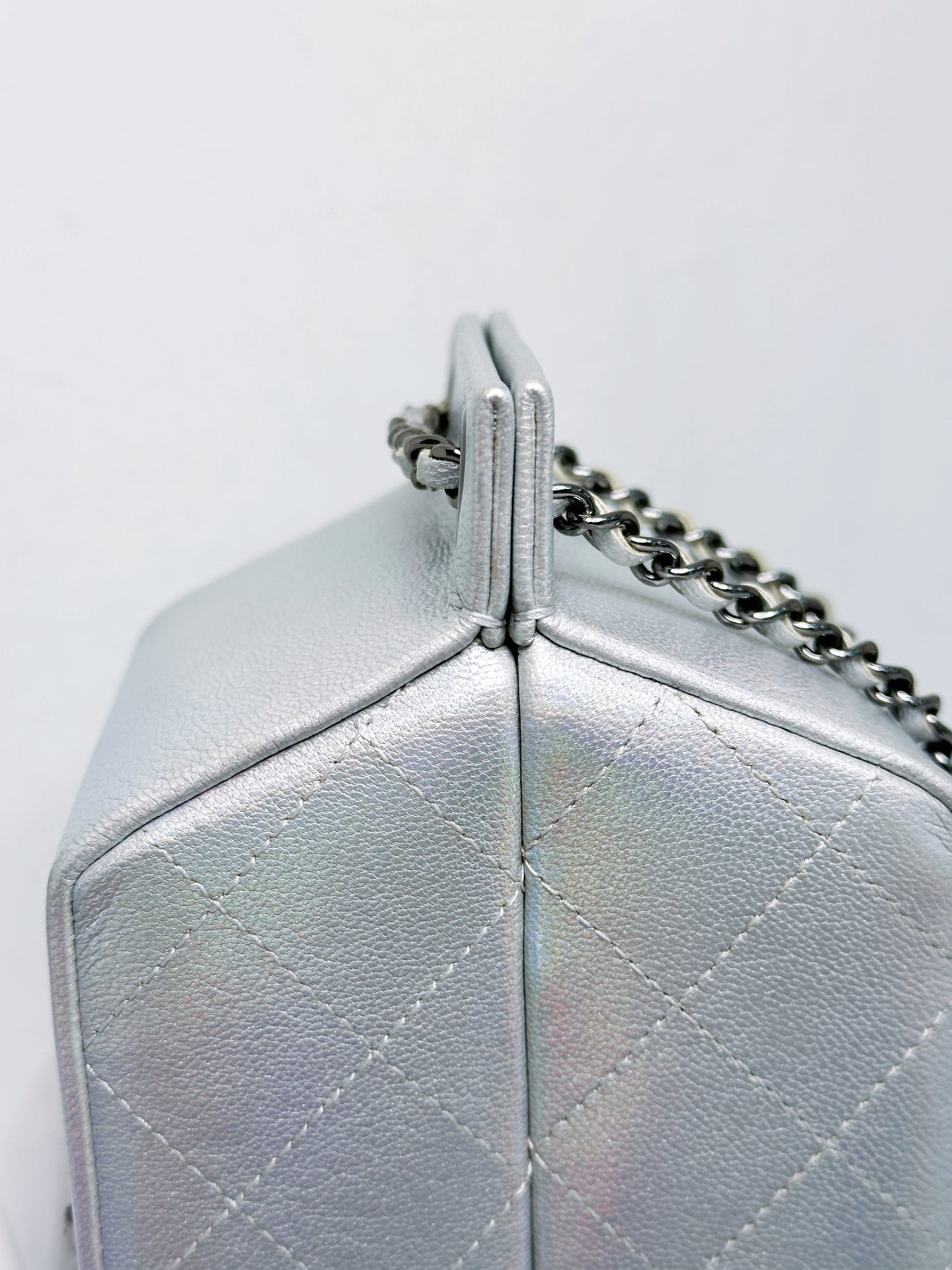 CHANEL RARE LIMITED EDITION LAIT DE COCO MILK CARTON BAG 2009 holo
