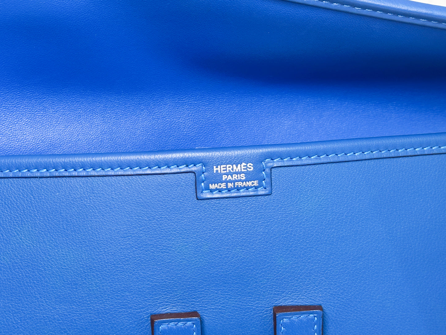 HERMES JIGE 35 BLEU ELECTRIQUE EPSOM