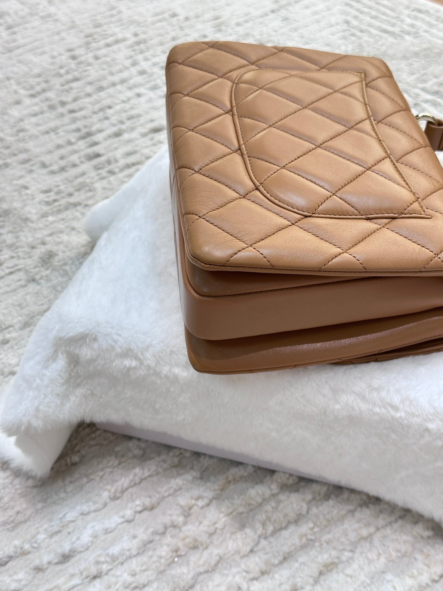CHANEL Small Trendy CC Handle Flap Bag 19K Brown