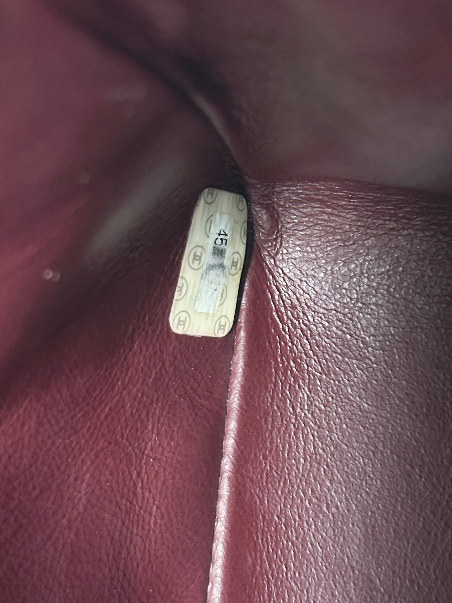 Chanel Vintage Black Quilted Lambskin Small Classic Double Flap Bag 4591 holo card