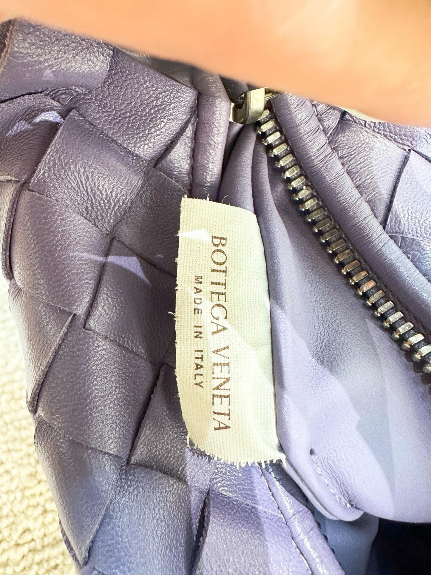 BOTTEGA VENETA Nappa Intrecciato Mini Jodie Lavender