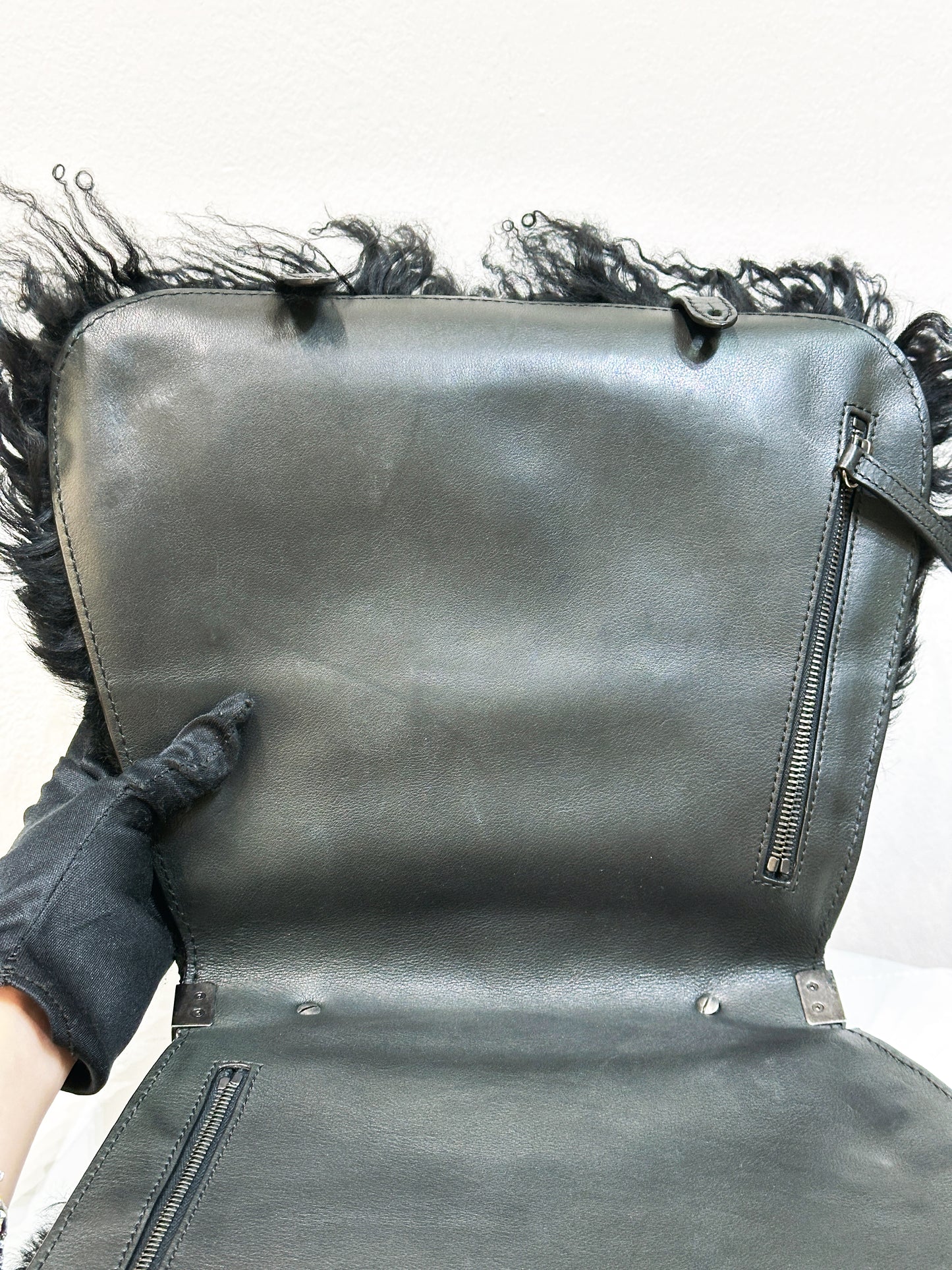 Chanel Paris-Dallas Double Flap Bag Quilted Calfskin and Fur Large