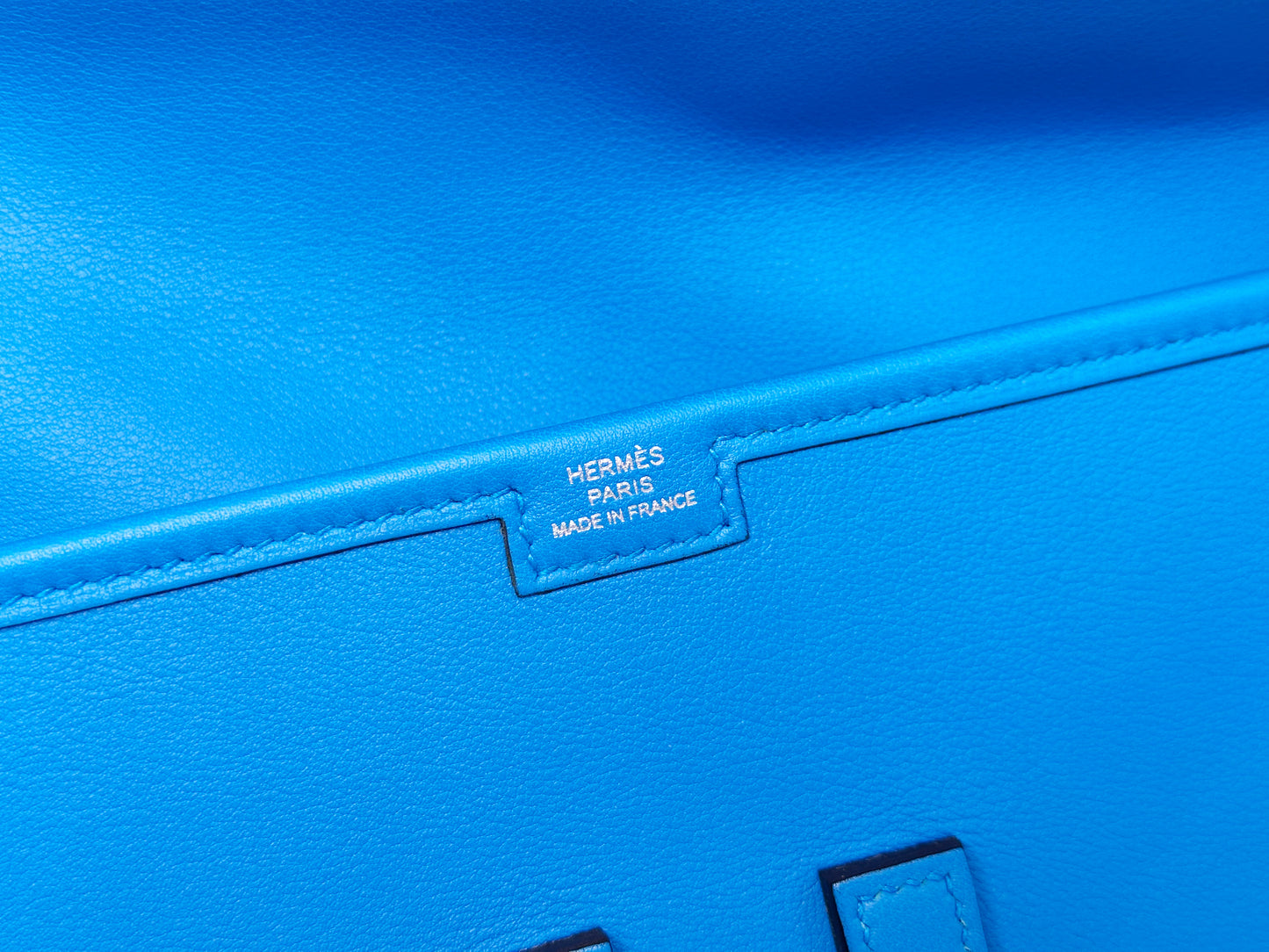 Hermes Jige Elan 29 Blue in Evercolor