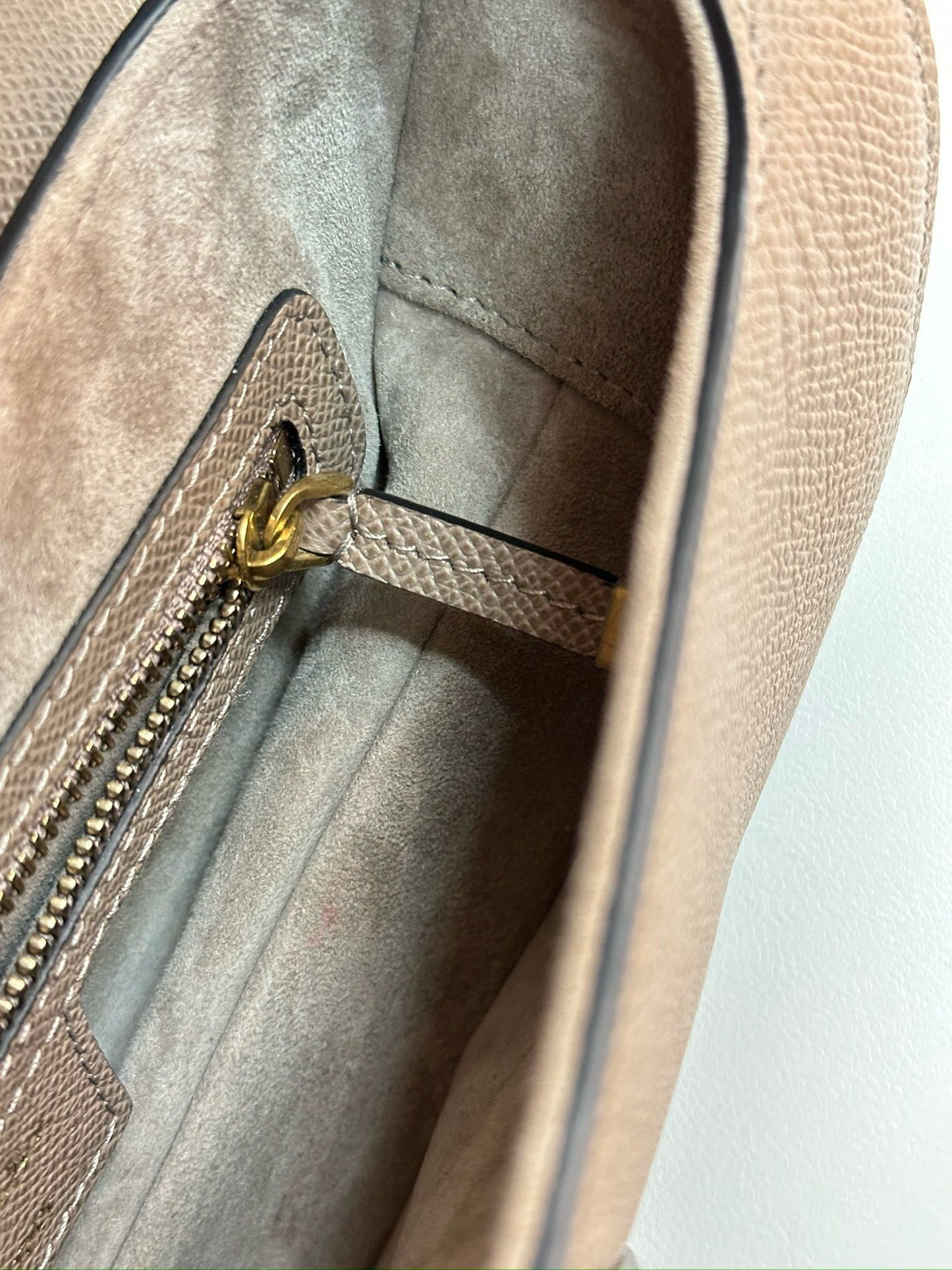 Christian Dior Saddle Bag With Strap Warm Taupe Grained Calfskin 2023 year