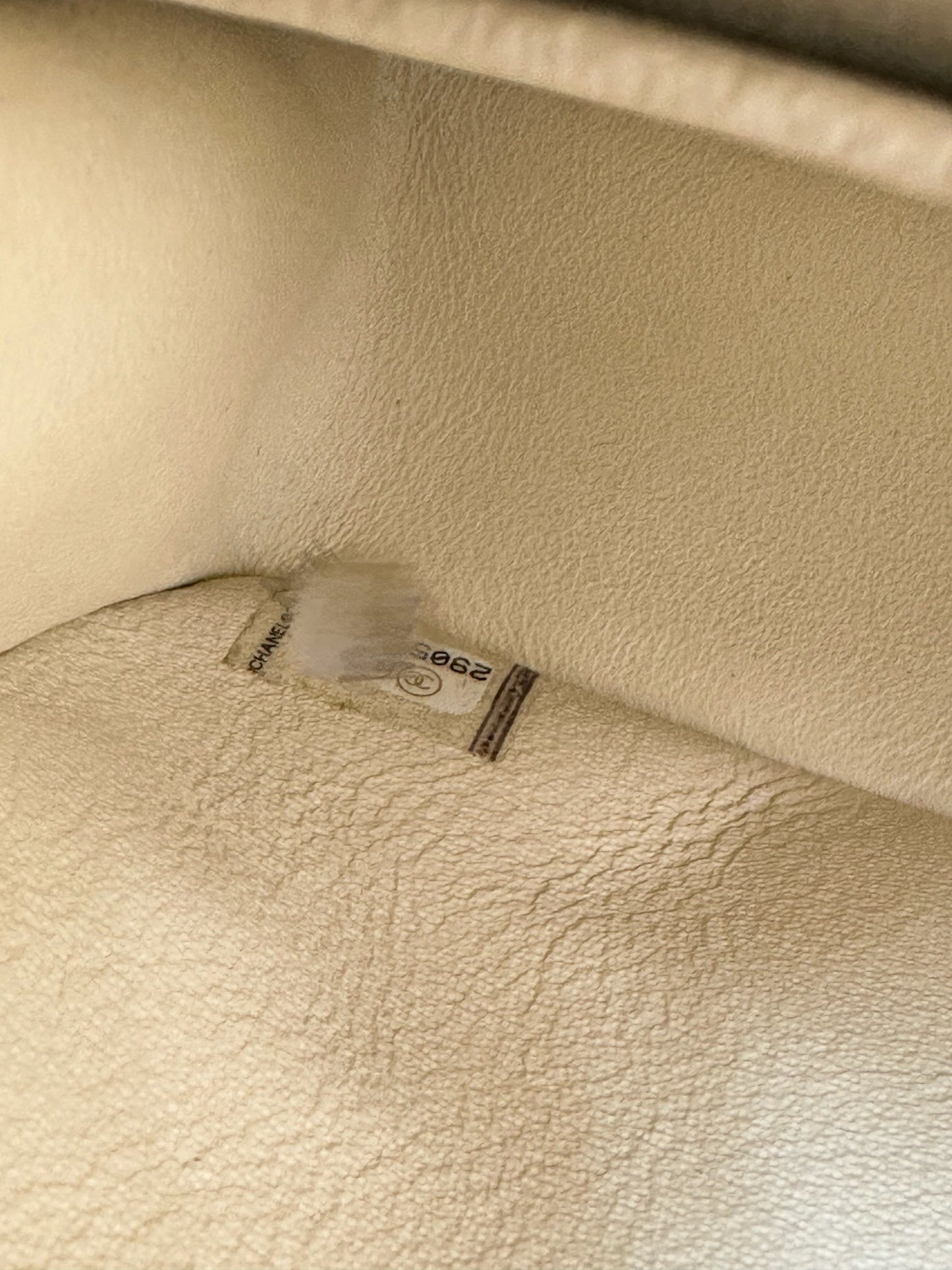 Chanel Small Classic Quilted Double Flap Ivory Light Beige 20C LGHW