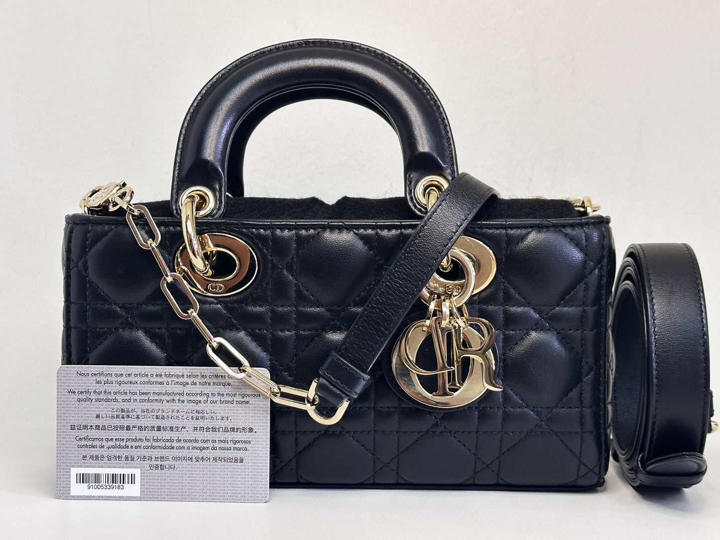 Dior Small Lady D-Joy Bag
Black Cannage Lambskin GHW