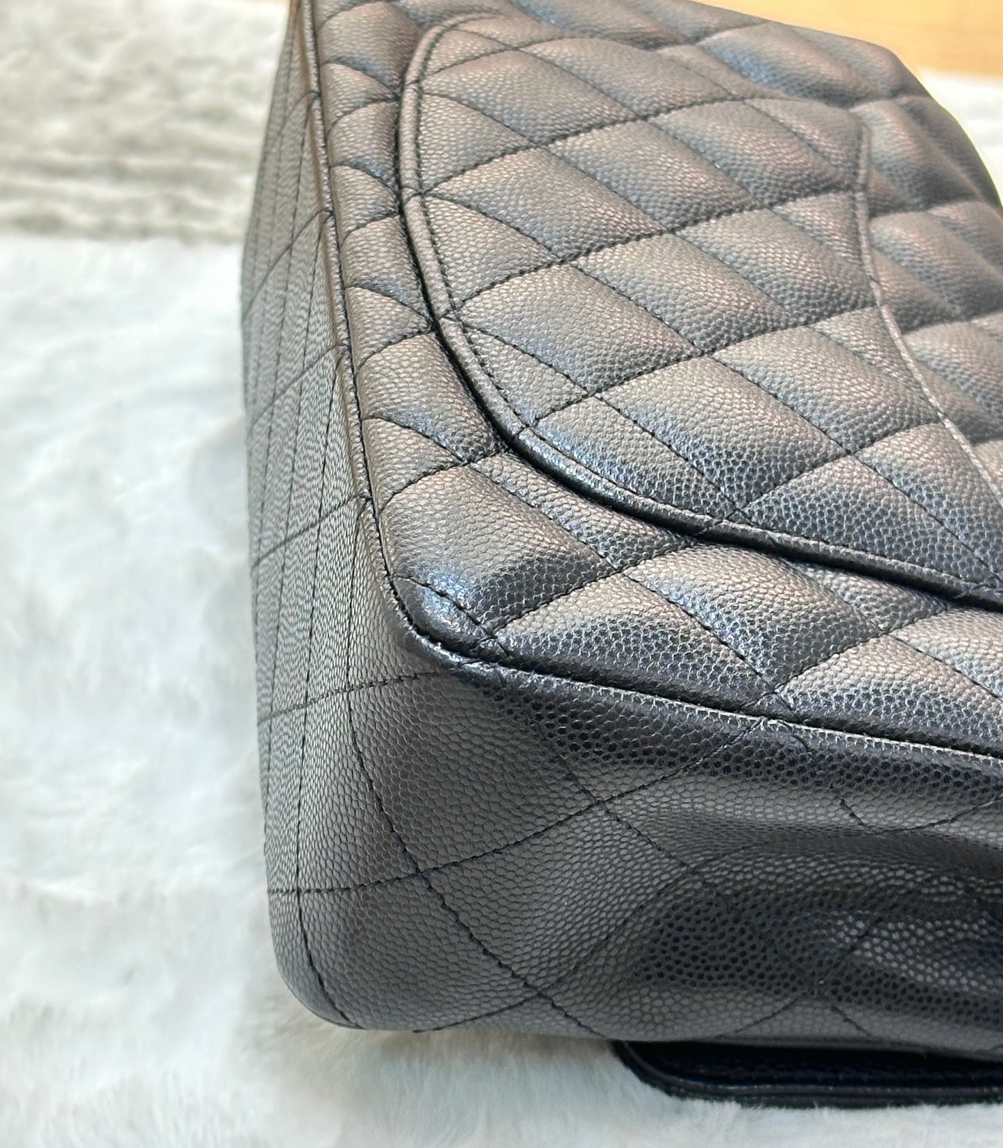 Chanel Mini Rectangular Classic Flap Black Bag GHW 17B