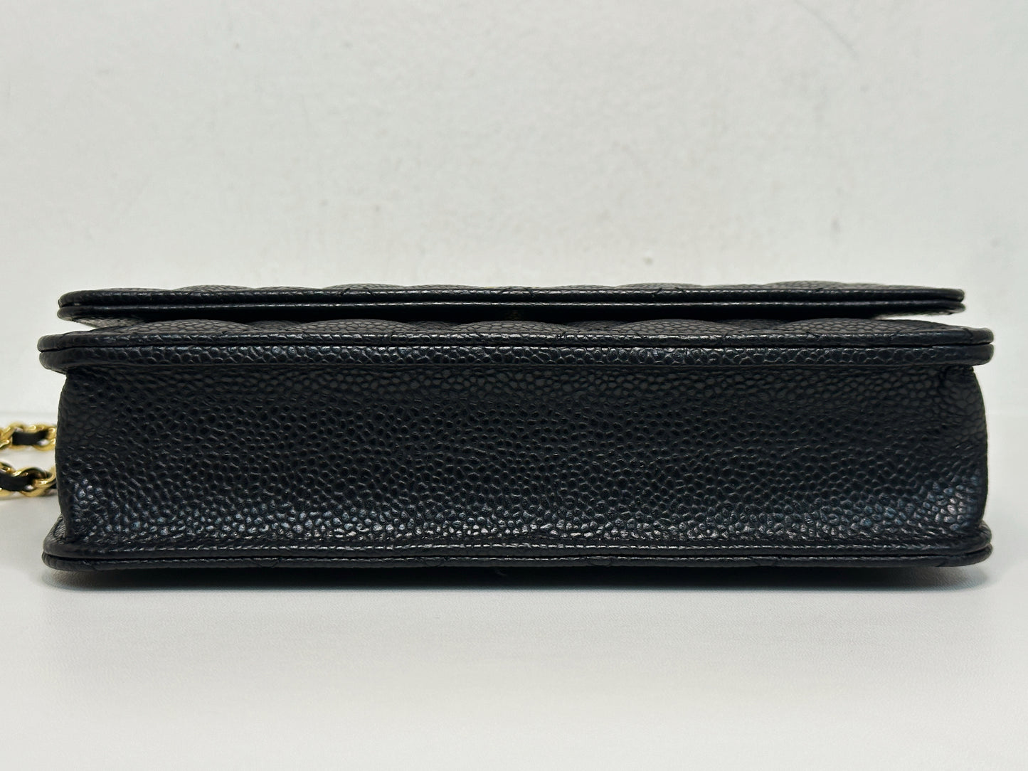 Chanel Classic Wallet on Chain Caviar Black GHW TJ8P microchip