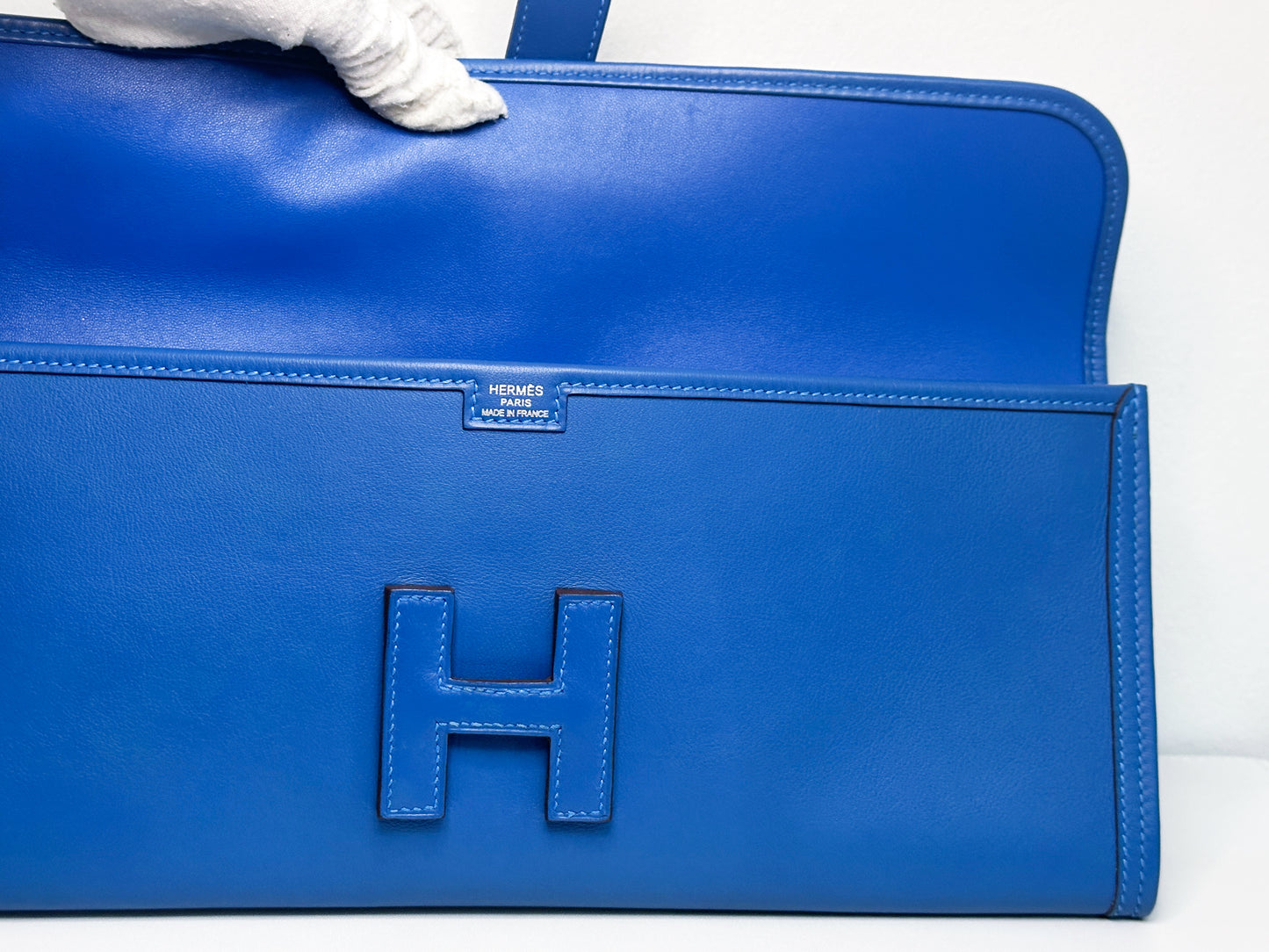 HERMES JIGE 35 BLEU ELECTRIQUE EPSOM