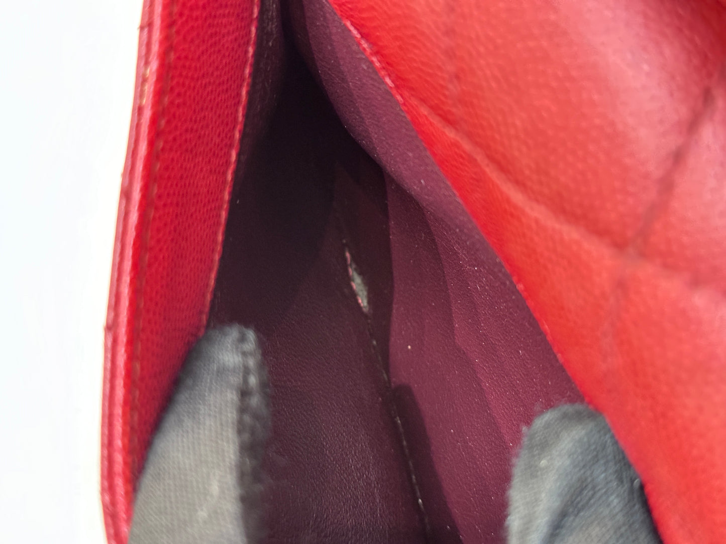 CHANEL Small Business Affinity Bag Red