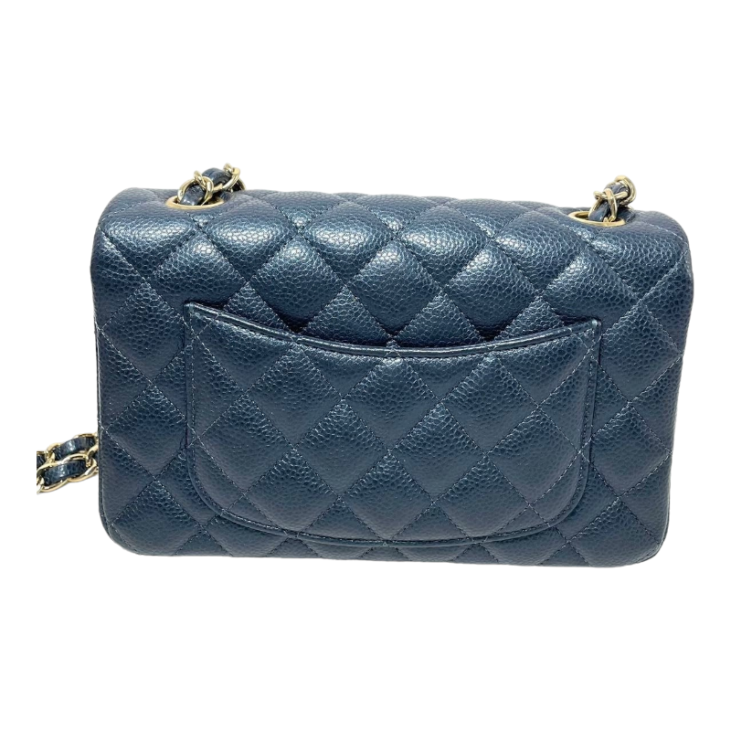 Chanel Classic Mini Flap Bag 18S Prealy Navy