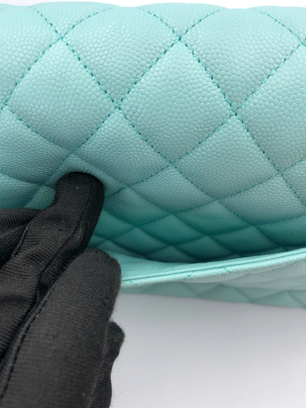 Chanel Classic Medium Flap 19C Tiffany Blue