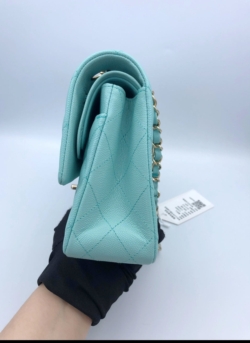 Chanel Classic Medium Flap 19C Tiffany Blue