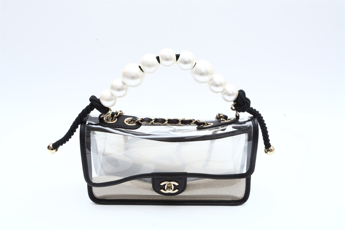 Chanel Pvc COCO SAND FLAP BAG
