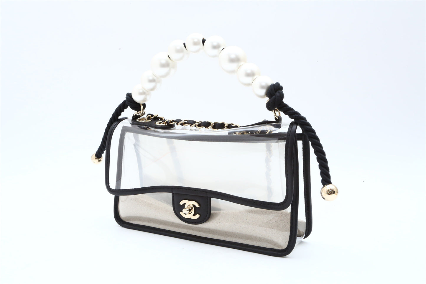 Chanel Pvc COCO SAND FLAP BAG