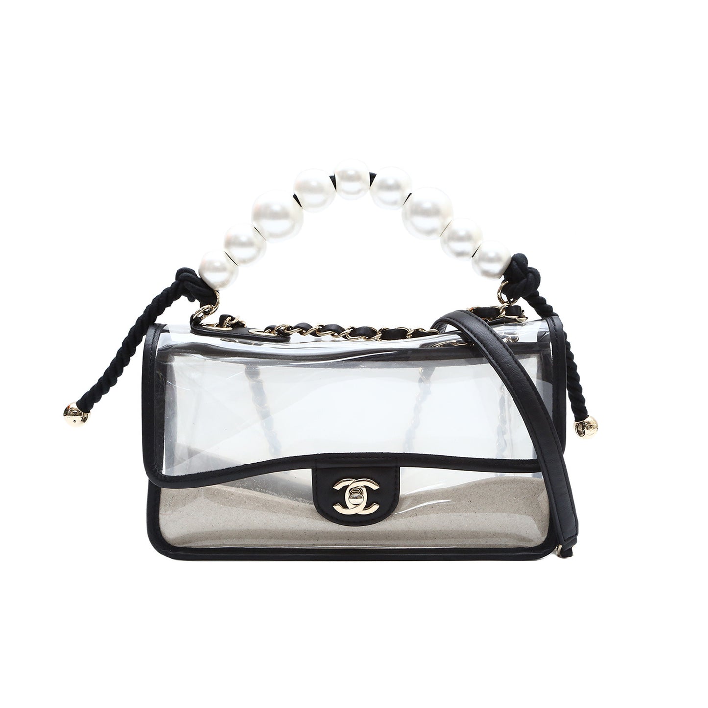Chanel Pvc COCO SAND FLAP BAG