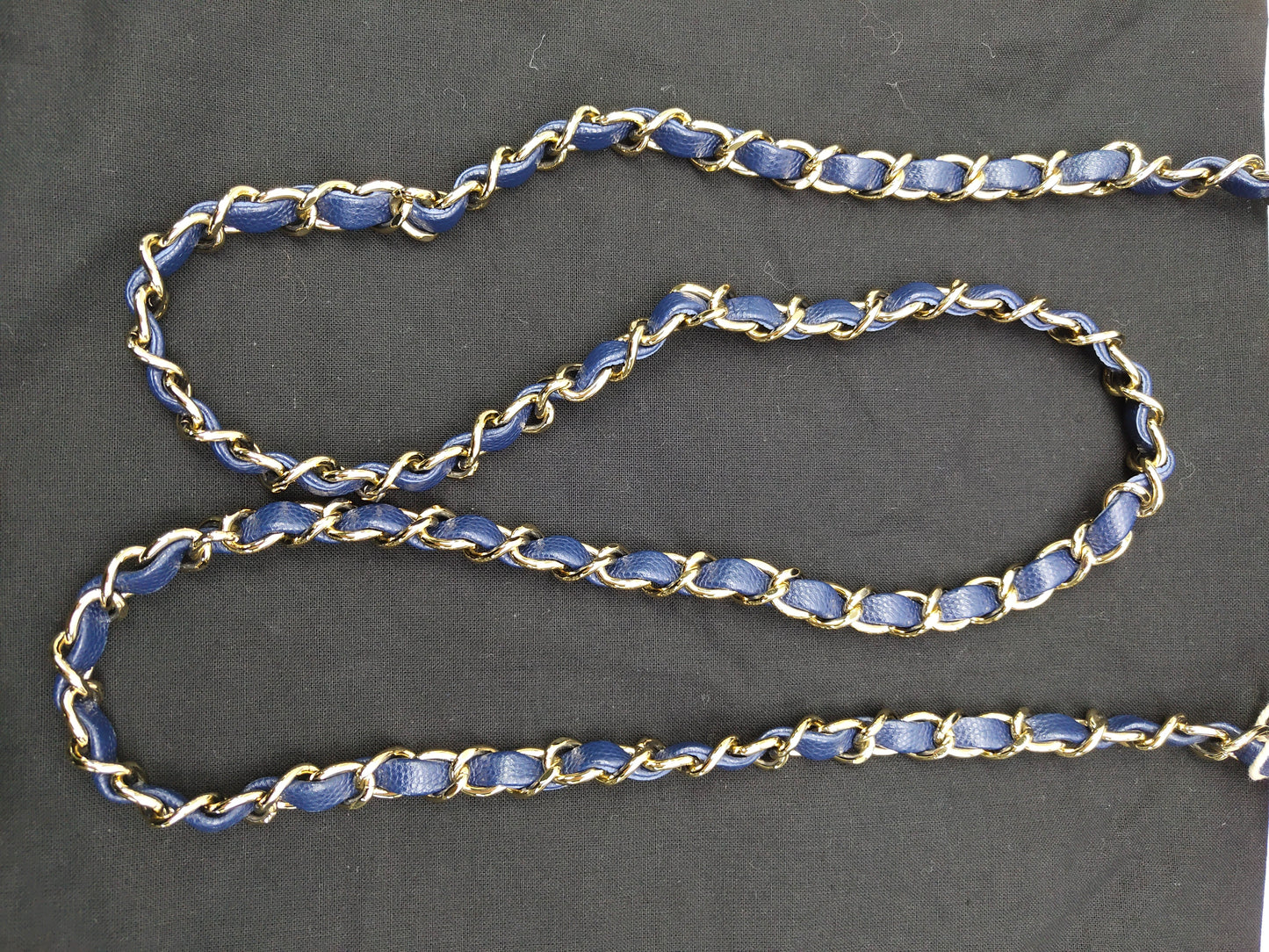 Chanel Quilted Mini Rectangular Flap Blue Caviar Gold Hardware 17B