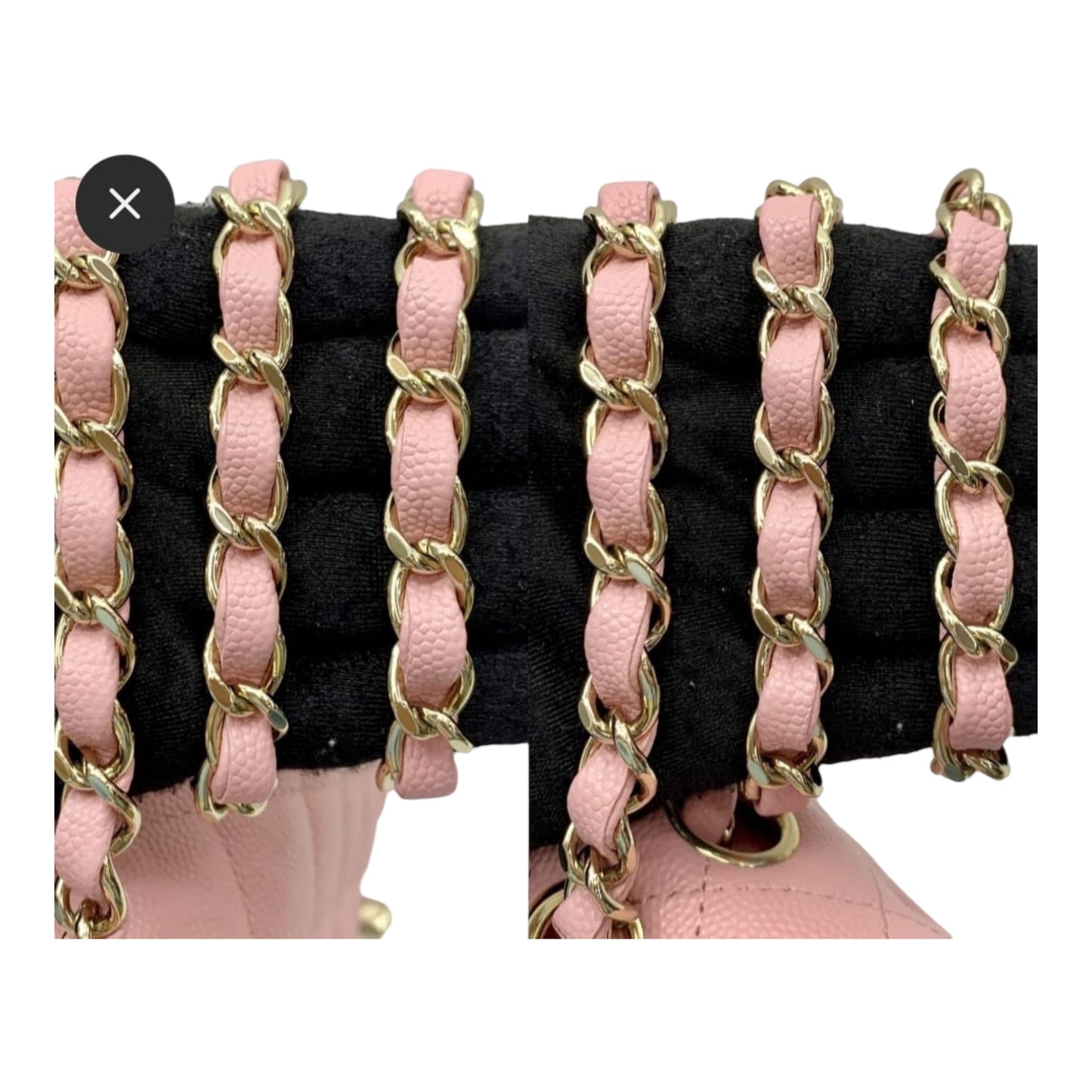 Chanel 22C Classic Quilted Mediy Double Flap Sakura