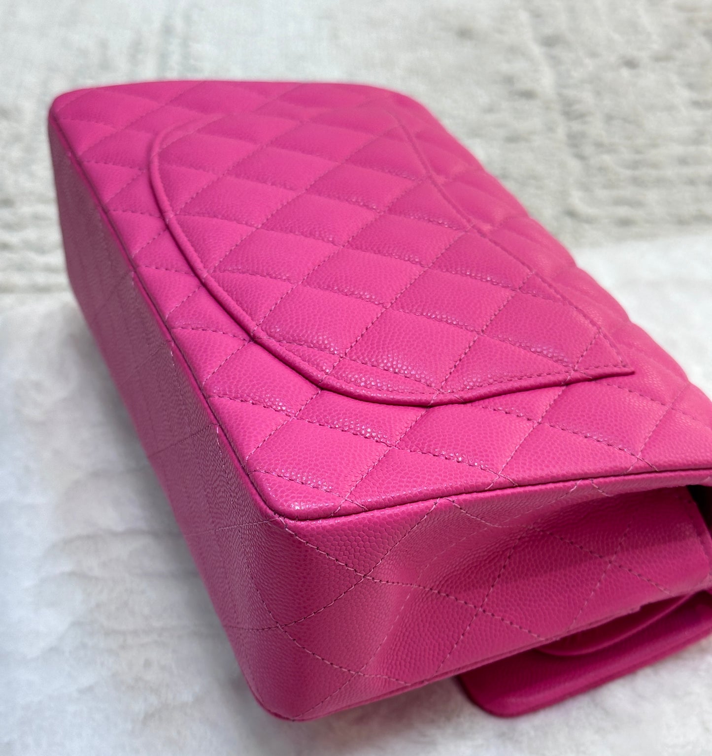 Chanel Classic Quilted Small Double Flap 22K Hot Pink