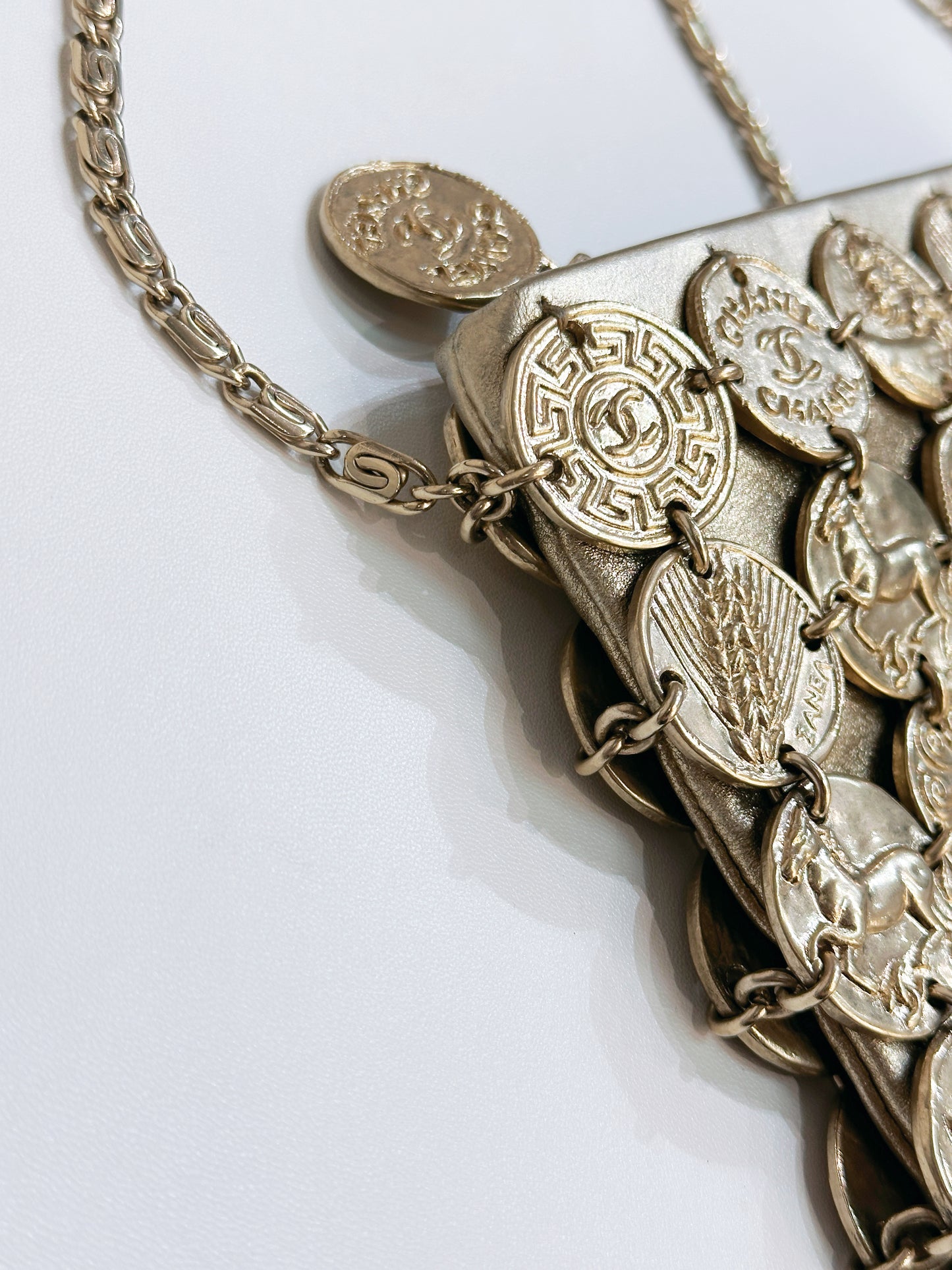 Chanel 18C Gold Medal Evening in Greece Bag Style 2488 holo card