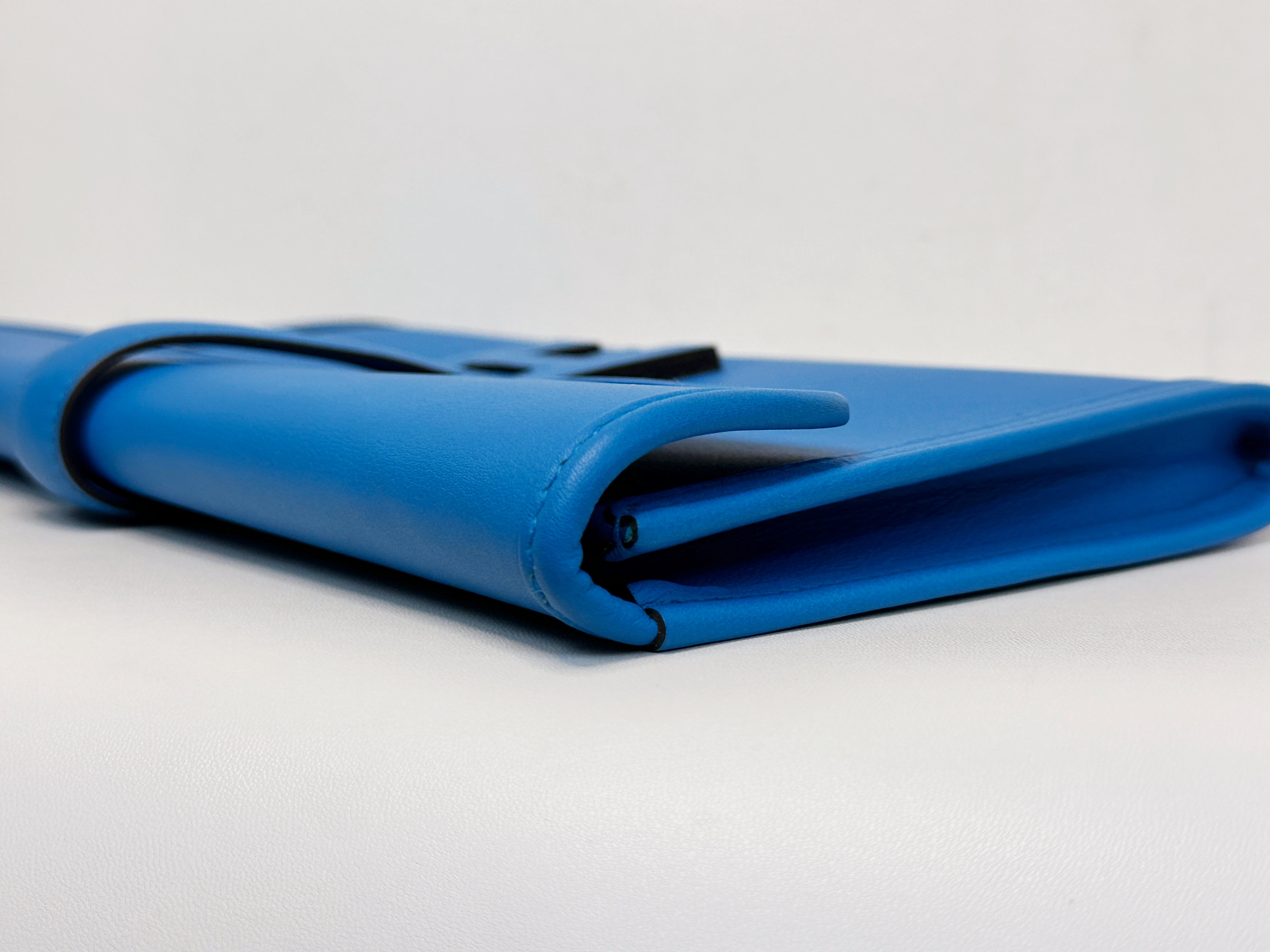 Hermes Jige Elan 29 Blue in Evercolor