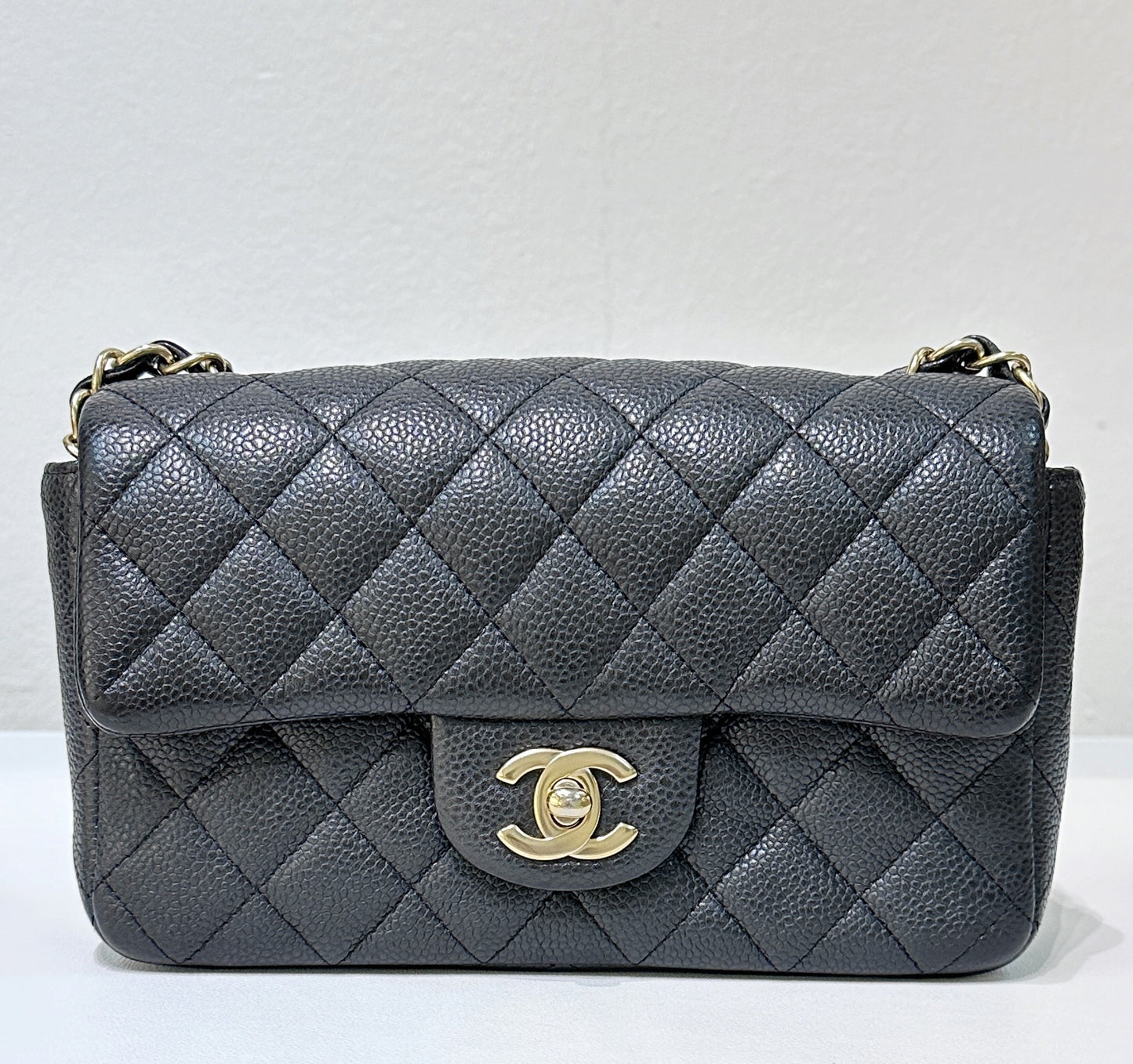 Chanel Classic Mini Rectangular Black Caviar