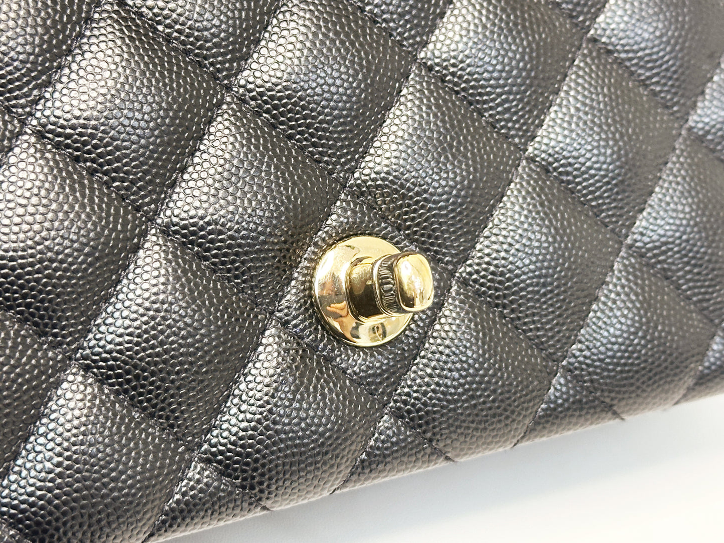 Chanel Mini Rectangular Classic Flap Black Bag 17B LGHW 2456 holo card
