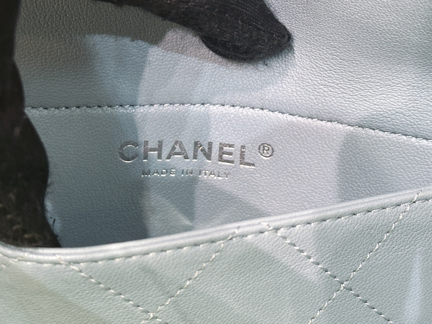 Chanel Coco Splash Bag Green/Pink/Blue 2584 holo card