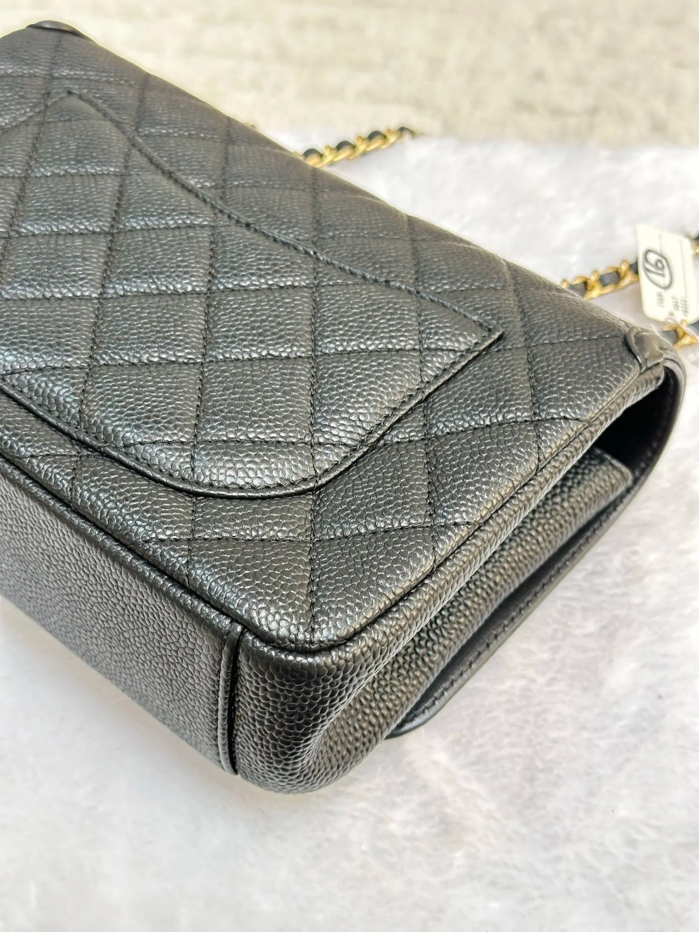 Chanel Caviar Quilted Small CC Filigree Flap Black