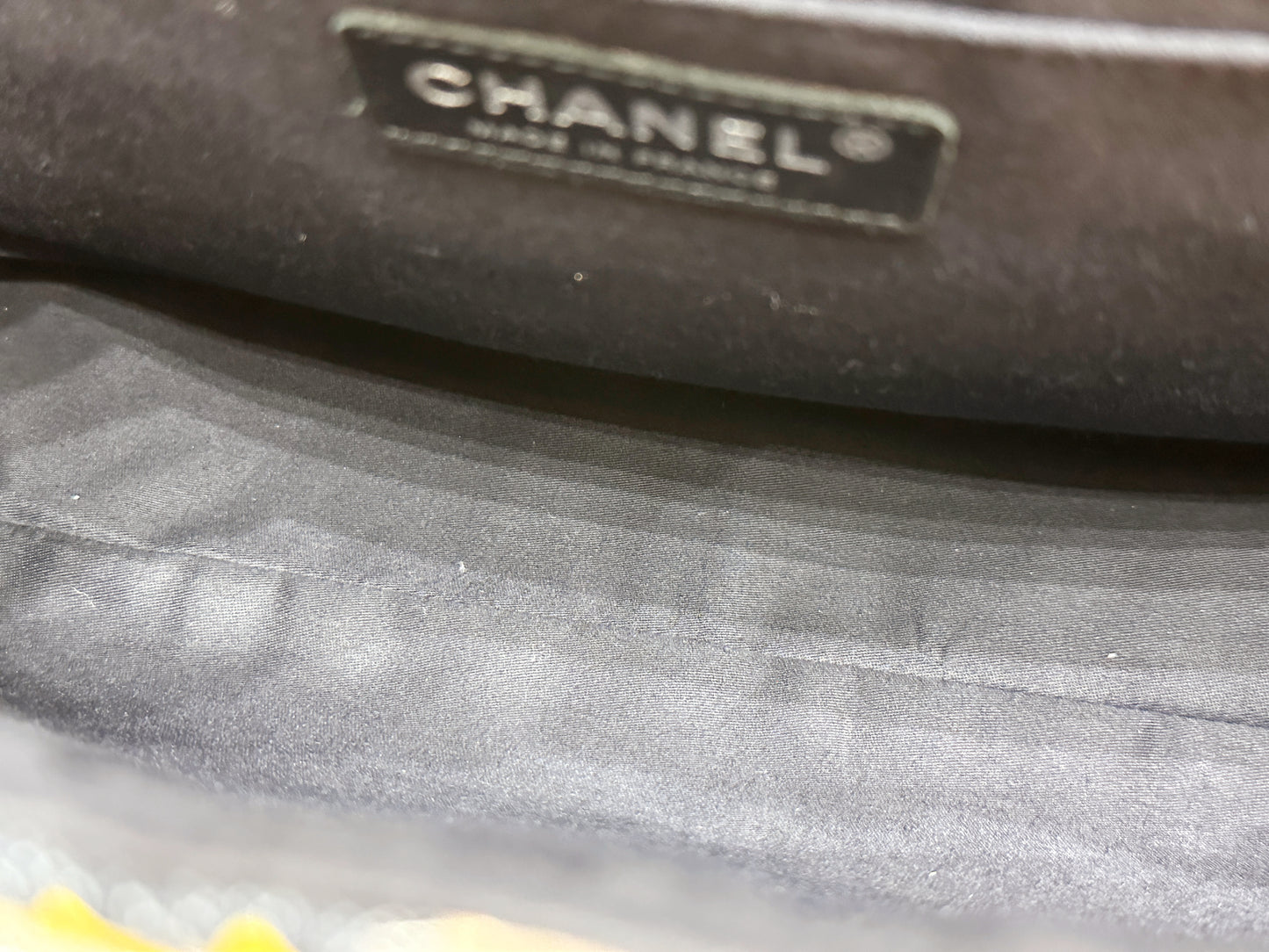 CHANEL TIMELESS PATCHWORK MULTICOLOR JUMBO SINGLE FLAP BAG 1443 holo card