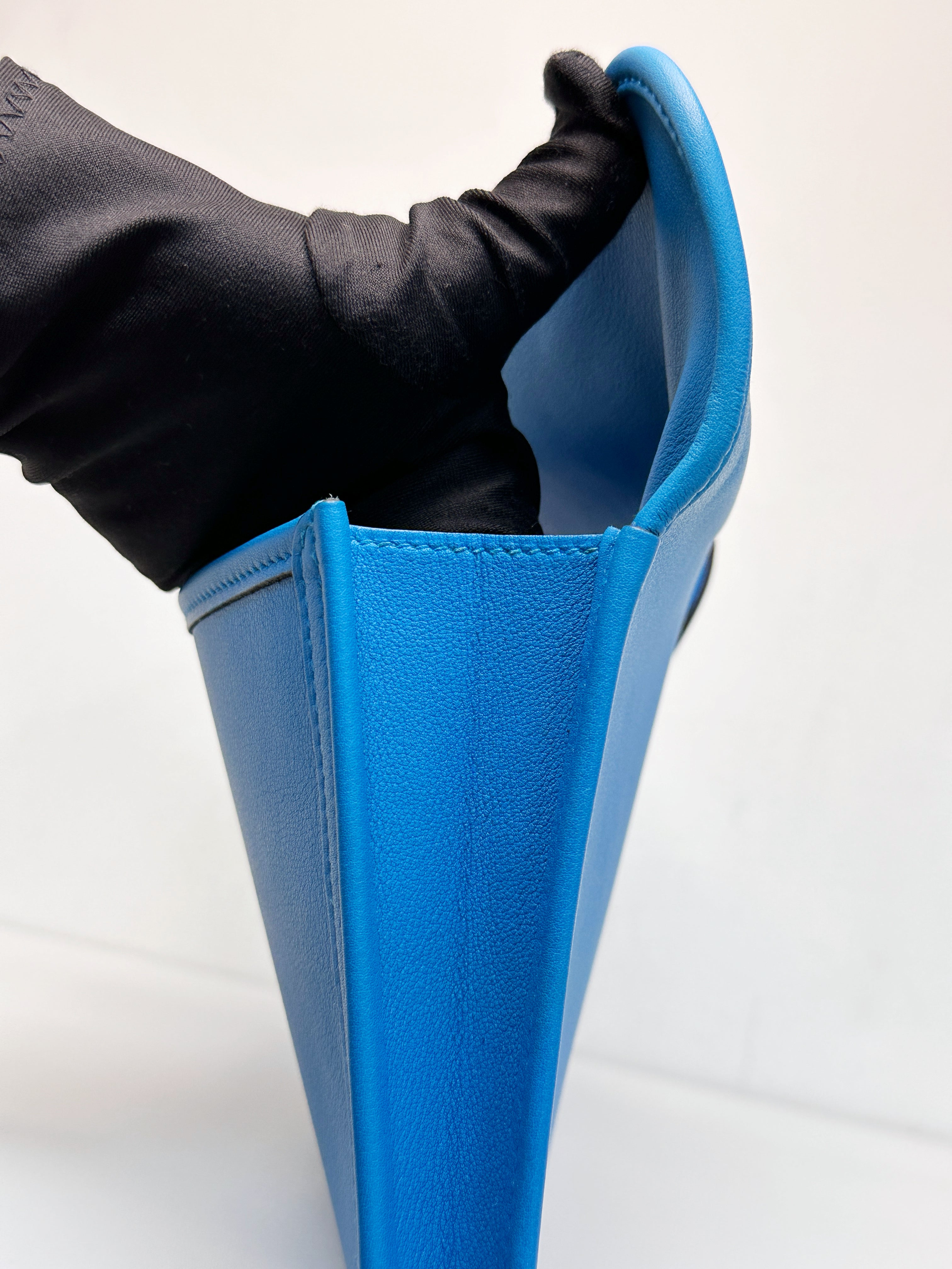 Hermes Jige Elan 29 Blue in Evercolor