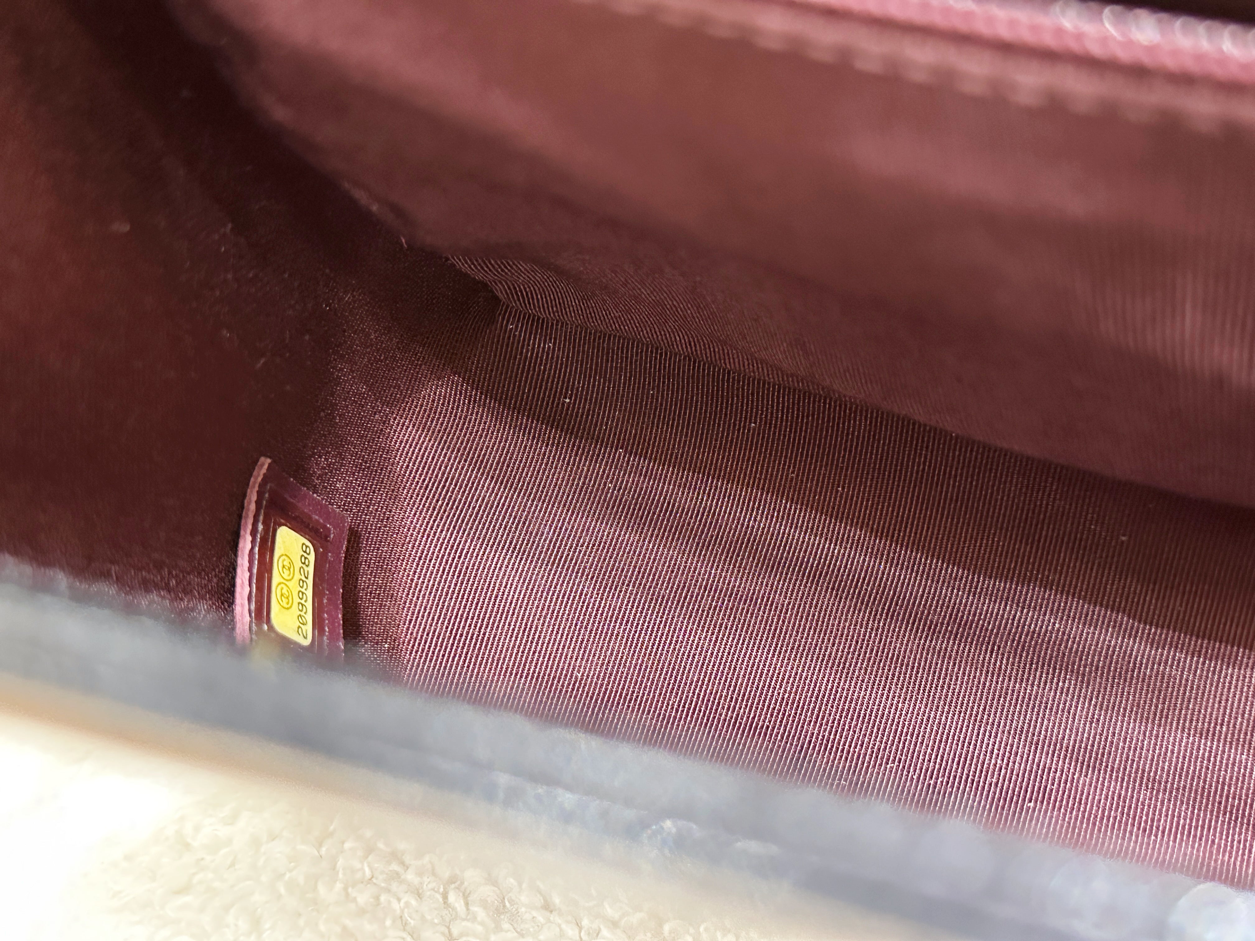 Chanel Boy Black Leather Chain Shoulder Bag 2099 holo card