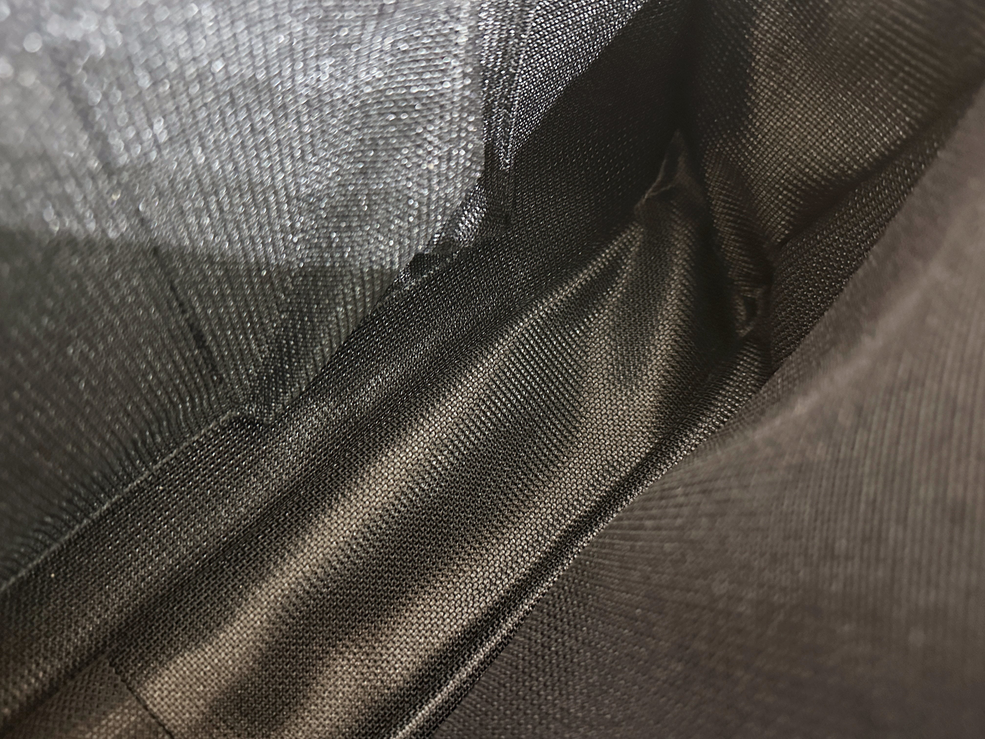 Chanel 2017 Caviar Classic Quilted XXL Travel Flap shoulder bag Metallic Silver SHW 2257 holo card