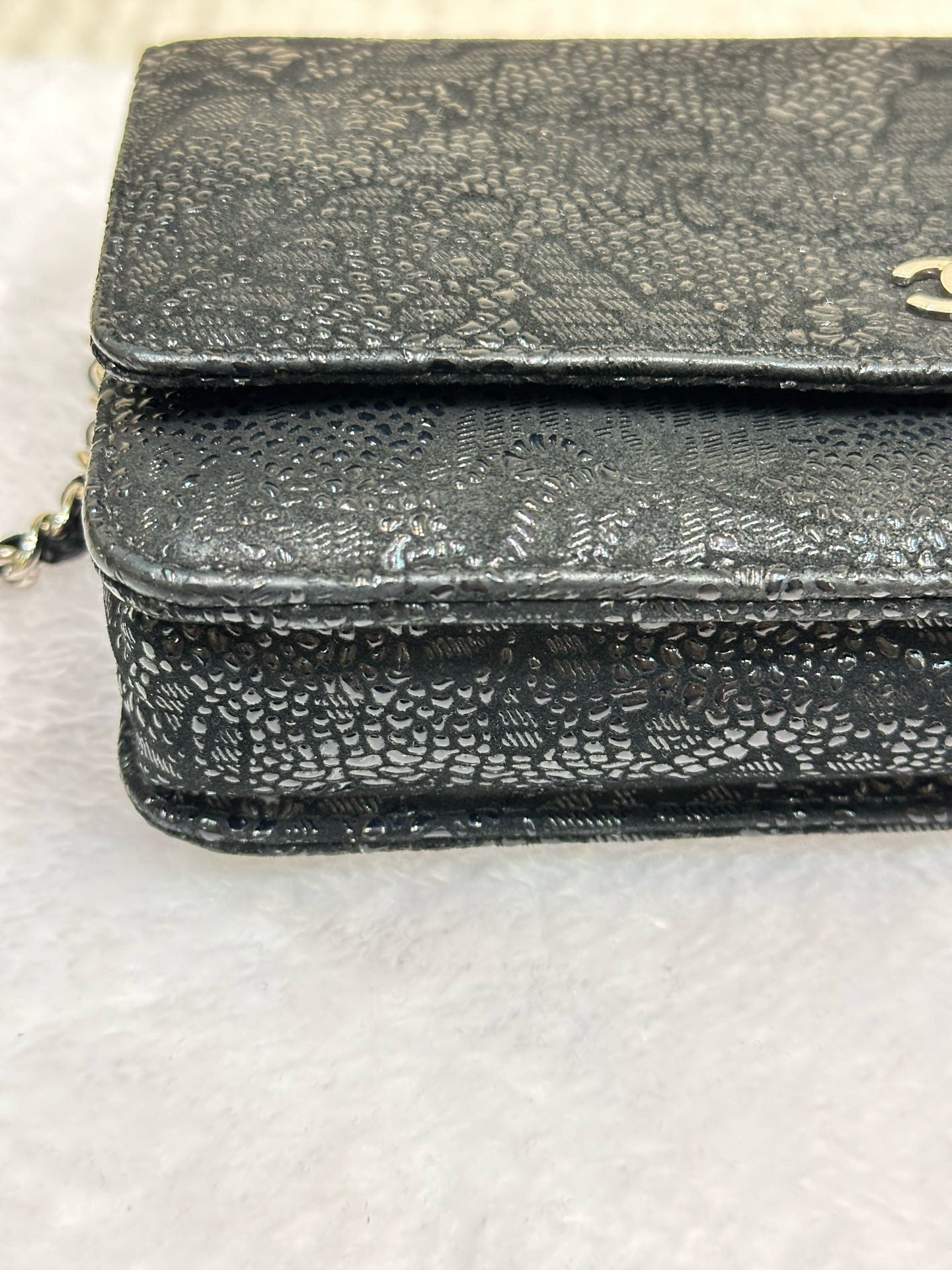 Chanel Flower Wallet On Chain 1895 holo