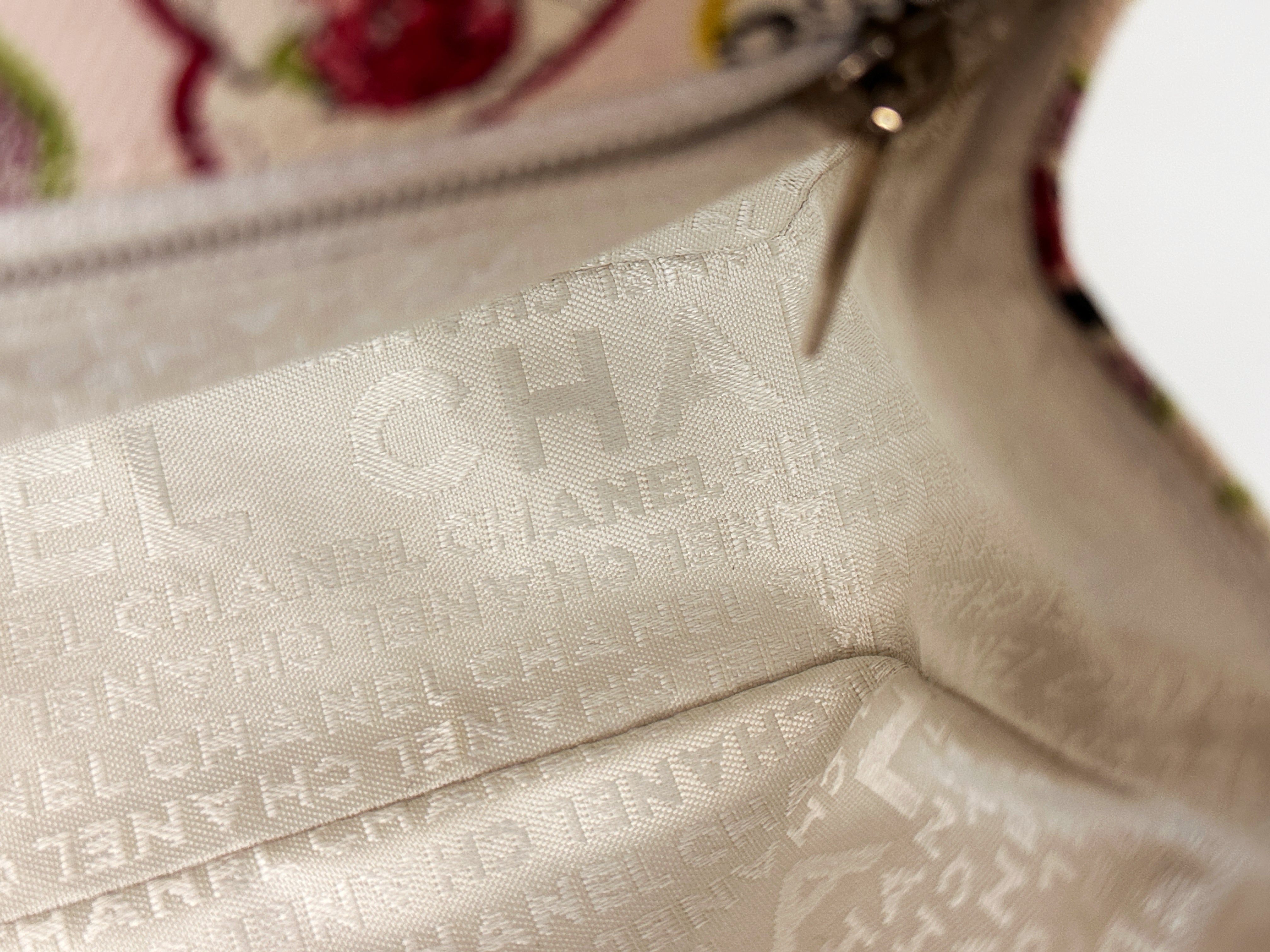 Chanel Valentine Coco Heart Motif Printed Pink Canvas East West Flap Bag 1064 holo