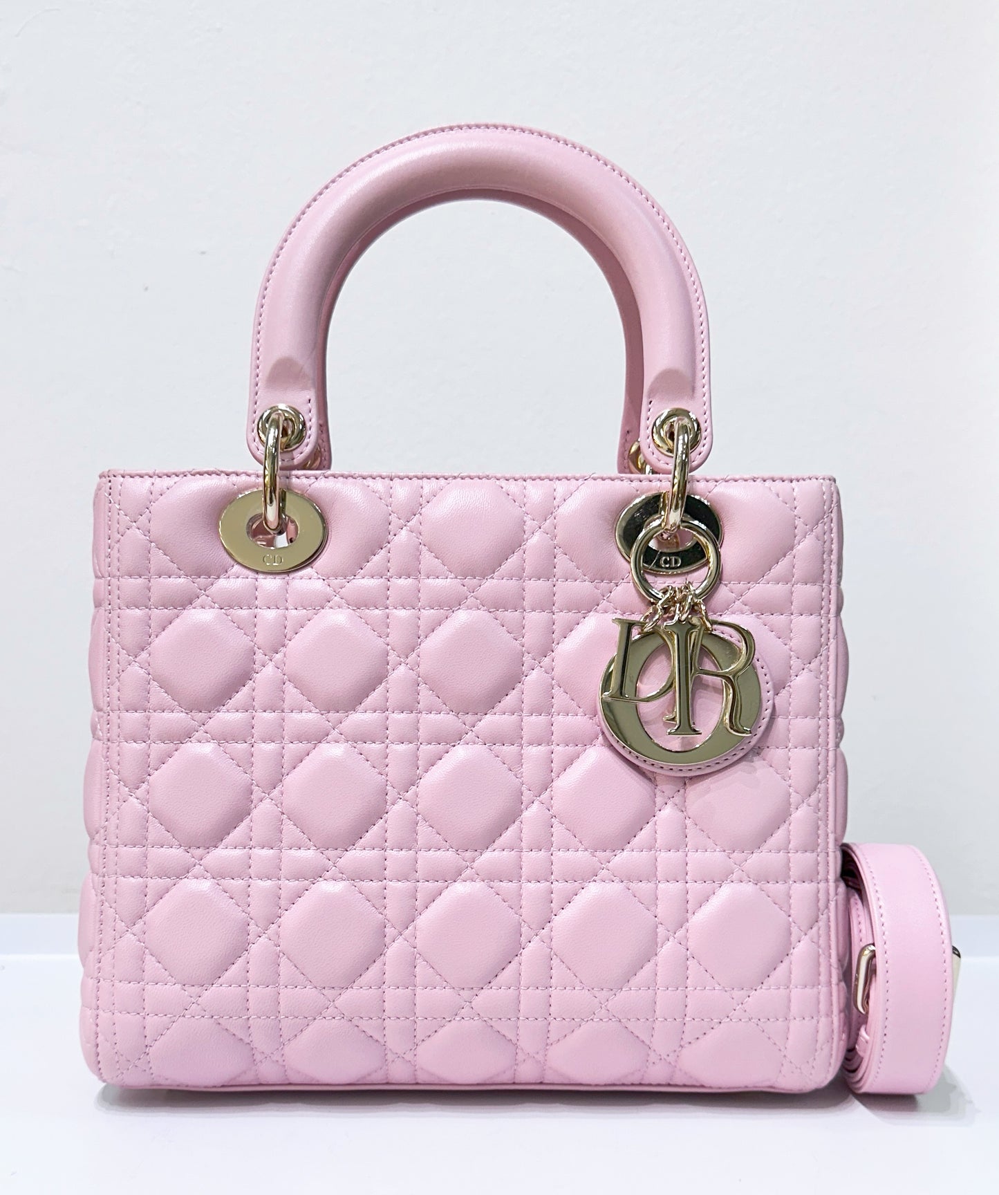 Christian Dior Medium Lady Dior Bag Pink