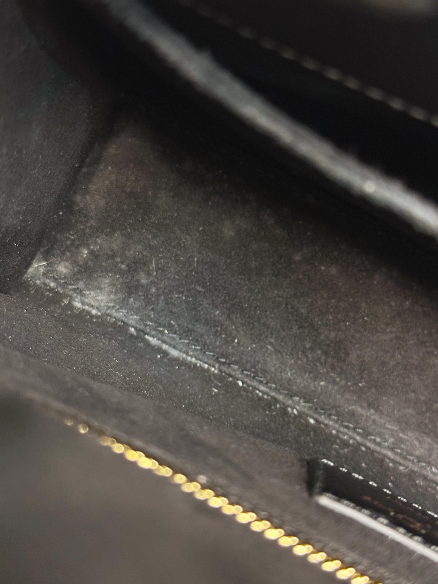 Christian Dior Small Cannage Lambskin My Lady Dior ABC Bag Black GHW