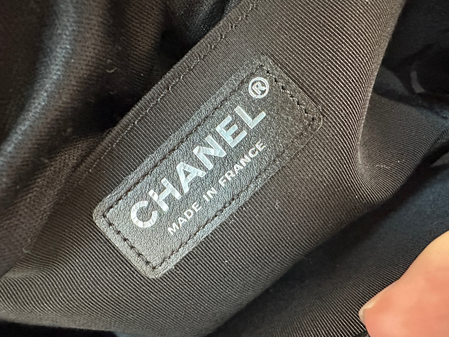 Chanel Boy Medium So Black Calfskin Bag