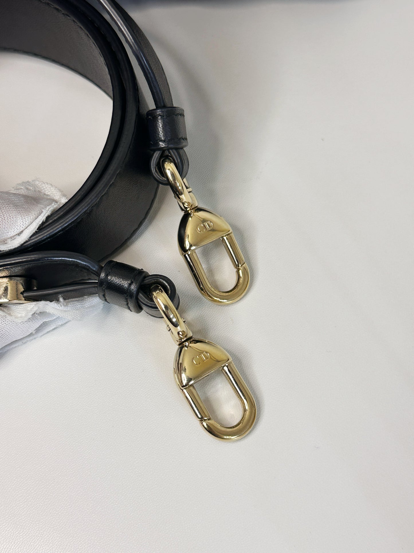 CHRISTIAN DIOR Lambskin Cannage Small My ABCDior Lady Dior Black GHW