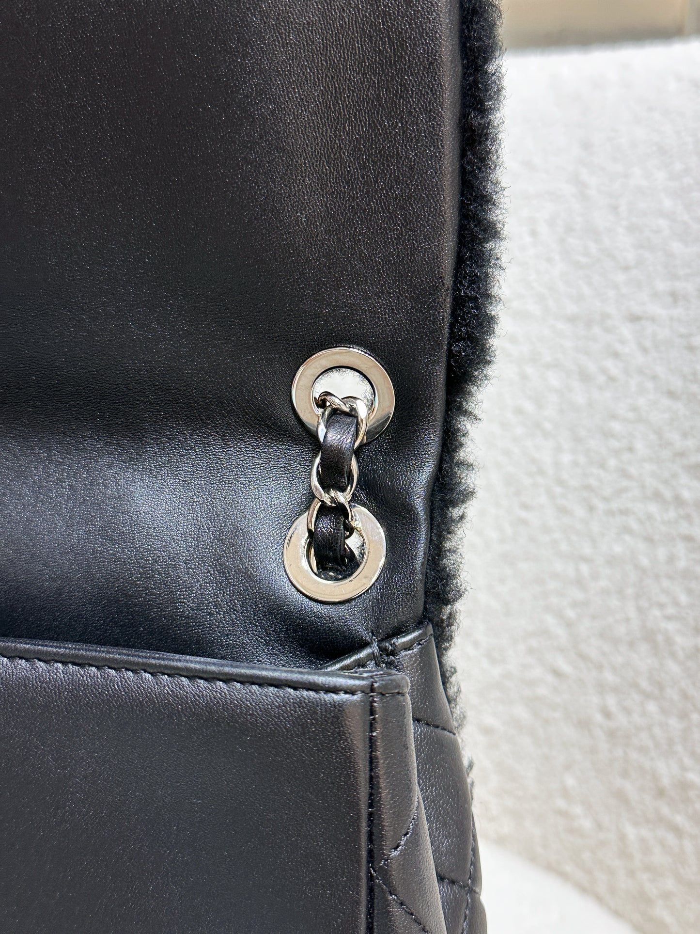 Chanel Jumbo Classic Flap  Maxi Pop Art No. 5 Caption Comic Lambskin Black Multicolor Bag 2030 holo